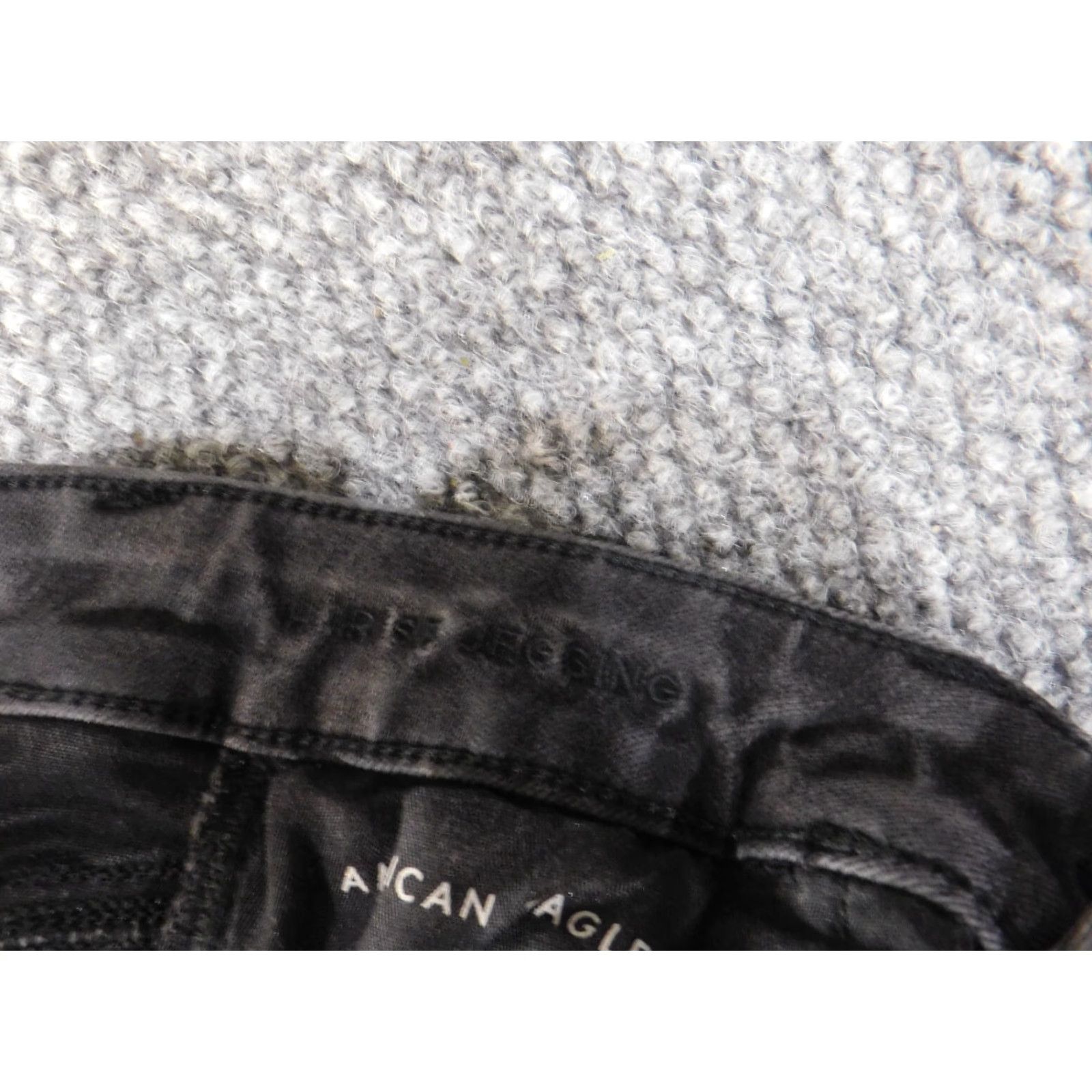 American Eagle Outfitters American Eagle Outfitters Jeans Womens Size 0 Black High Rise Jegging Denim Stretch Size 40" / US 18 - 6 Thumbnail