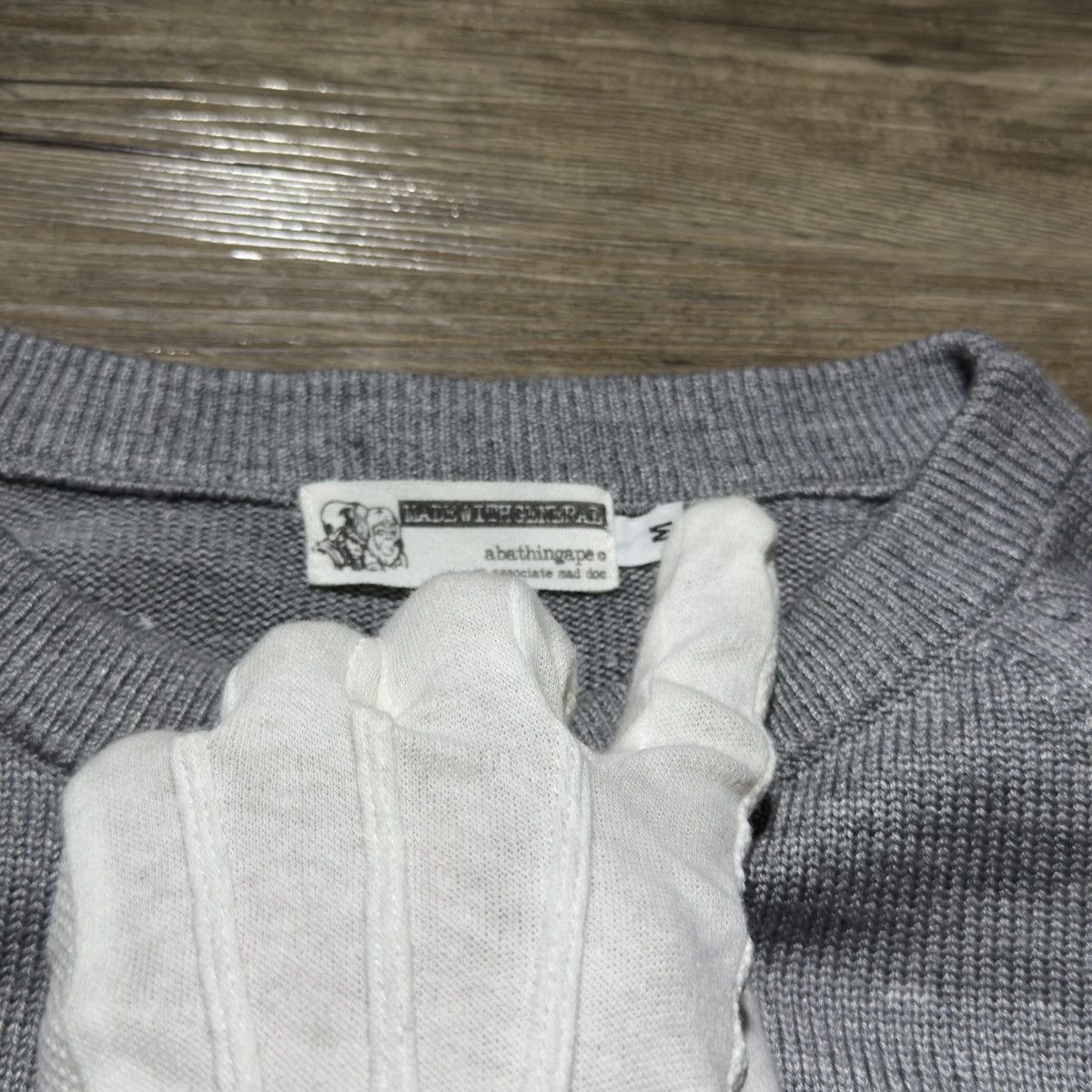 Bape 00s OG Bape face knit Size US L / EU 52-54 / 3 - 4 Thumbnail
