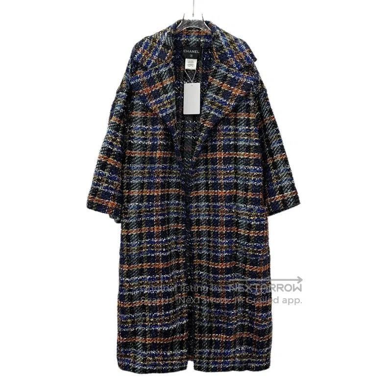 Chanel Chanel Colour block plaid wool lapel long-sleeved woven tw Size XS / US 0-2 / IT 36-38 - 1 Thumbnail