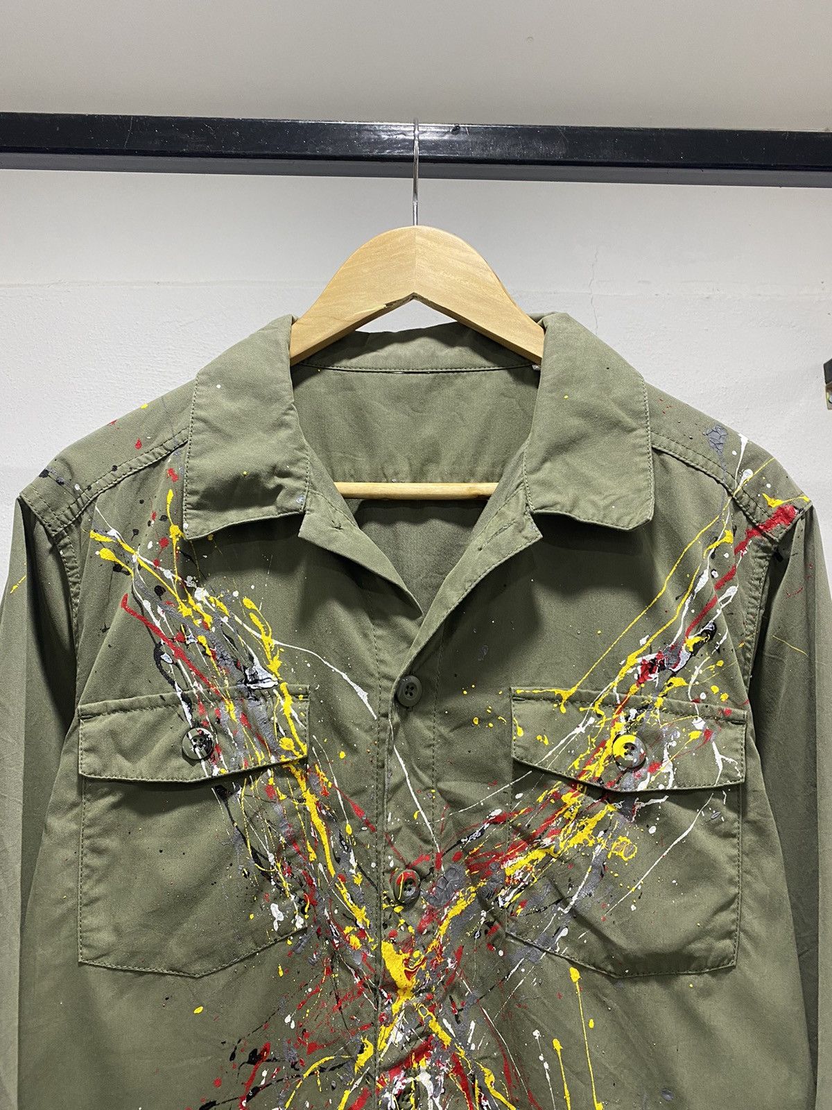 Other Sick☠️ Paint Splatter Military Shirt Army Lgb Hysteric Size US M / EU 48-50 / 2 - 4 Thumbnail
