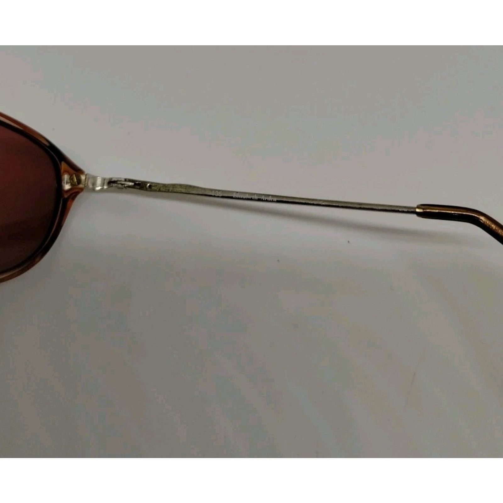 Vintage Elizabeth Arden Eyeglass Frames EA1018-1 Orange Brown Size ONE SIZE - 7 Thumbnail