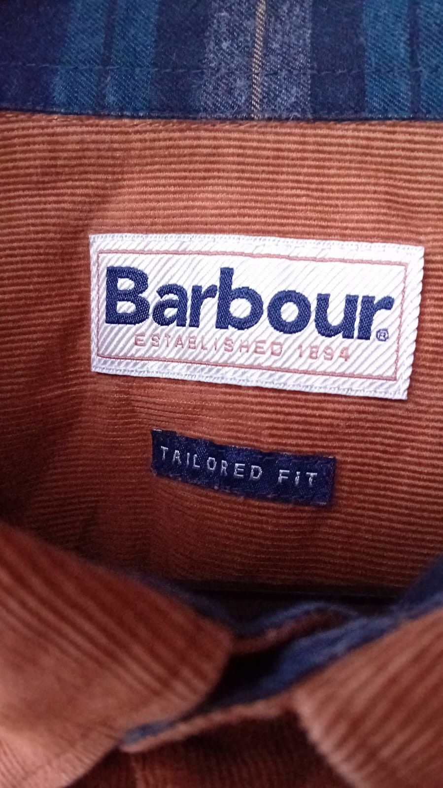 Barbour Barbour Stapleton Morris Cord shirt Corduroy Tailored Fit XL Size US XL / EU 56 / 4 - 2 Thumbnail