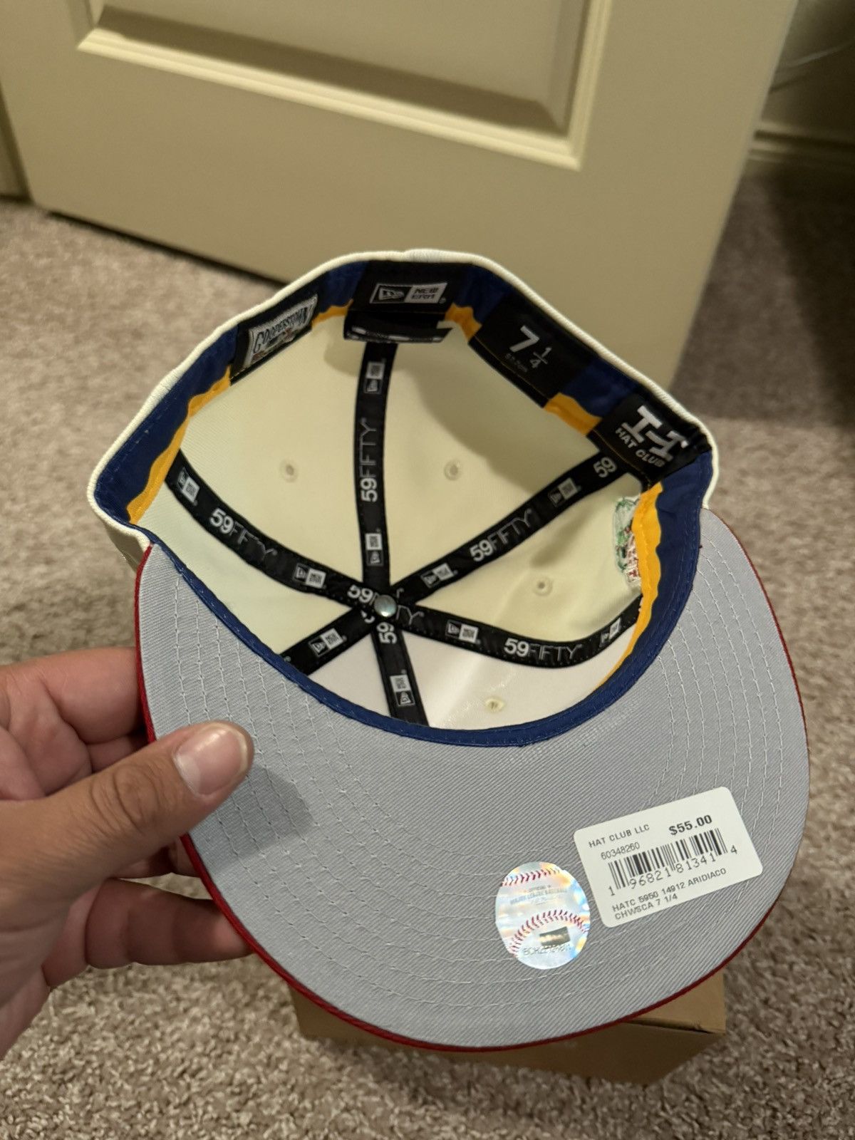 Hat Club 7 1/4 Hat Club Arizona Diamondbacks 2001 WS Fitted Size ONE SIZE - 4 Thumbnail