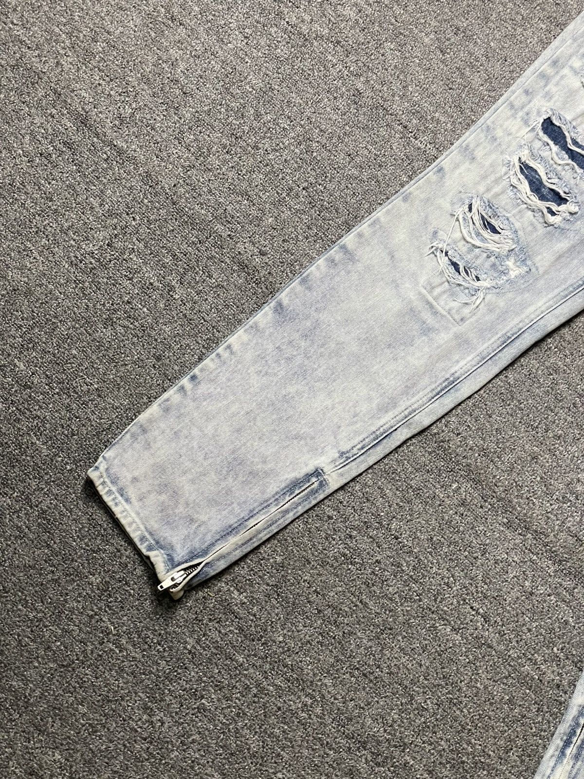 Pacsun × Vintage PACSUN 32x30 Acid Wash Ripped Jeans (92) Size US 35 - 3 Thumbnail