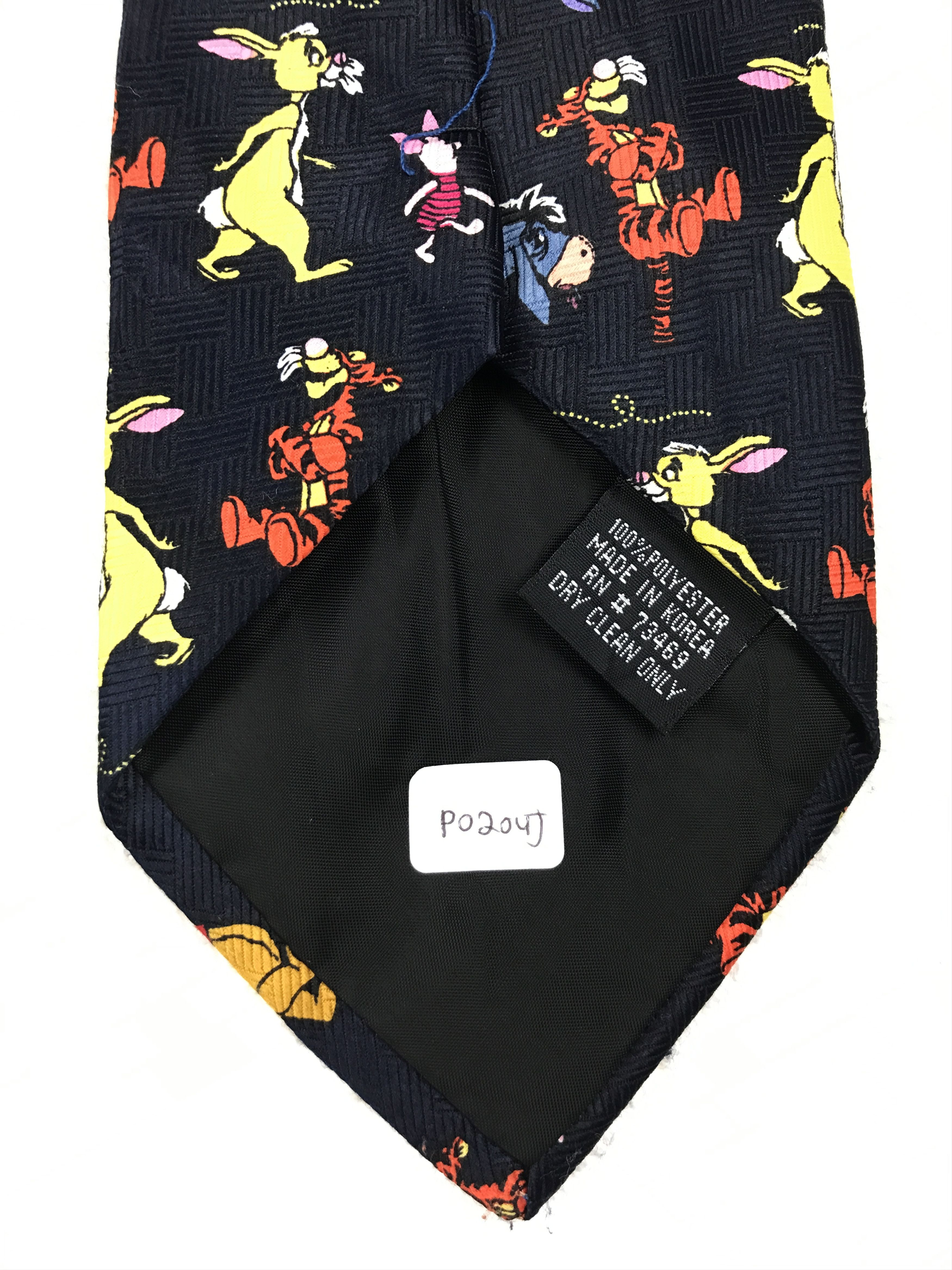 Designer × Vintage Vintage Pooh 100% Polyester Necktie Size ONE SIZE - 8 Thumbnail