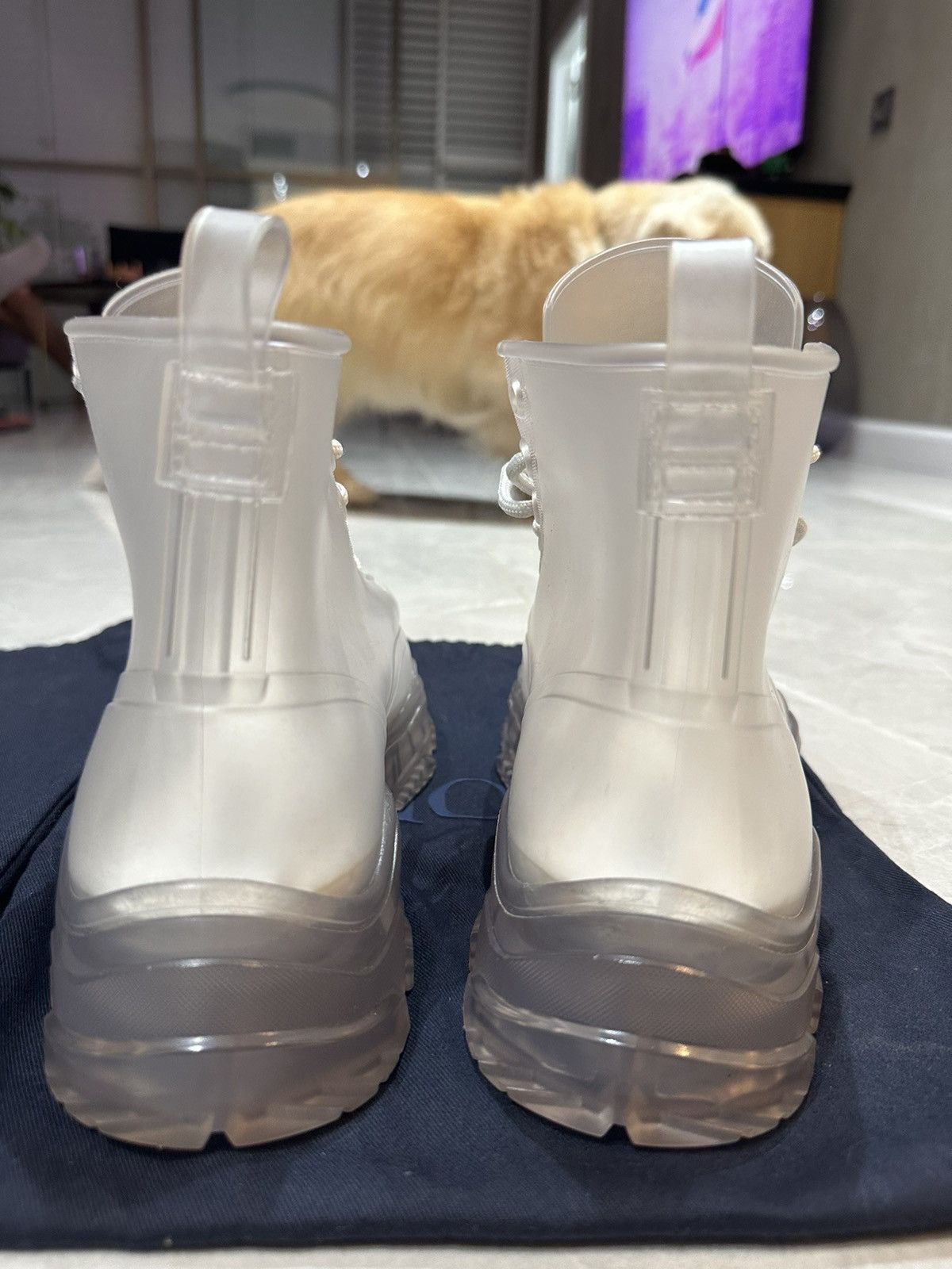 Daniel Arsham × Dior Dior x Daniel Arsham Transparent Relic Boots Size US 8.5 / EU 41-42 - 6 Thumbnail