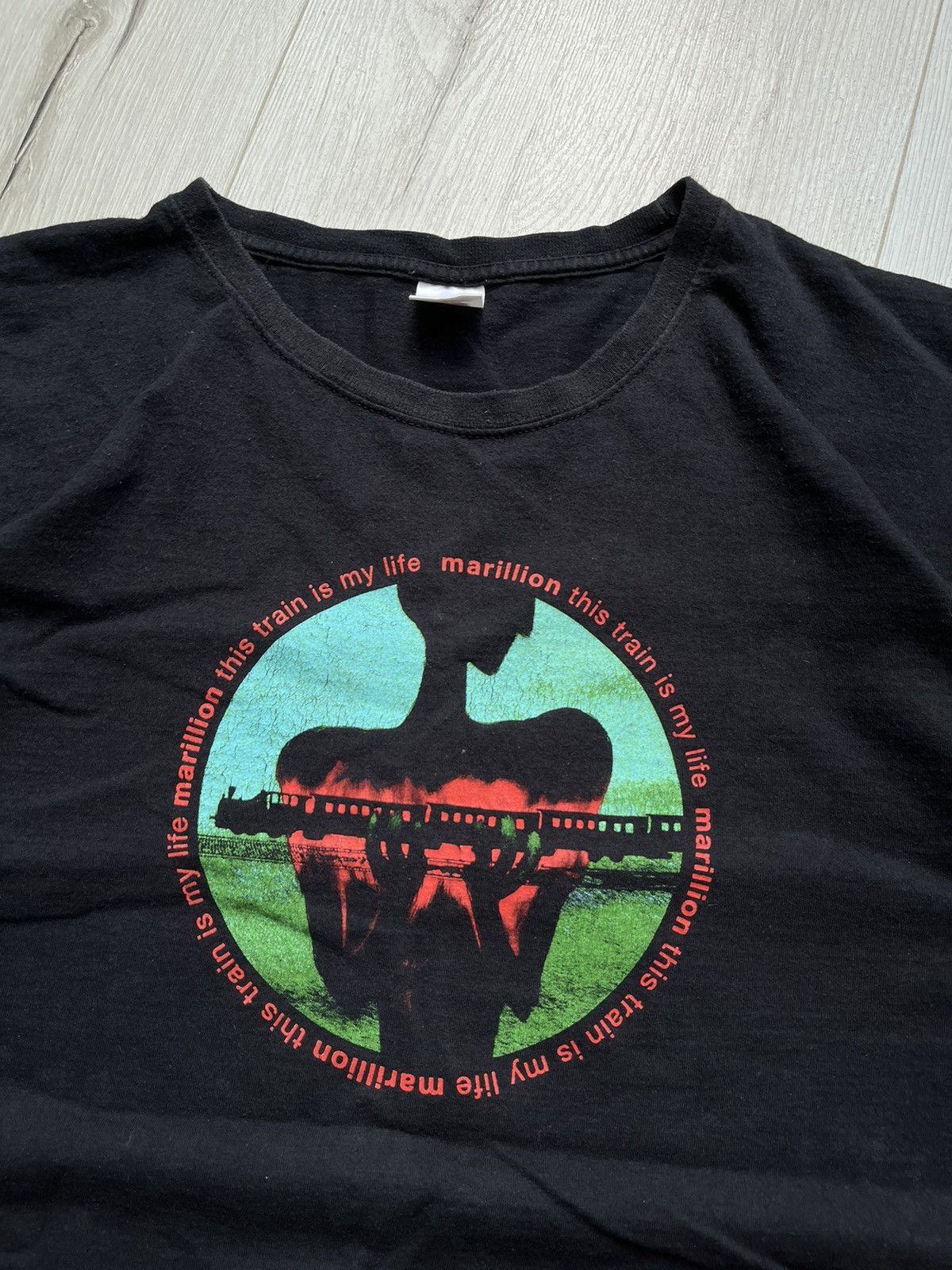Band Tees × Vintage Marillion “This Train is My Life” Tour Vintage 00s T-Shirt Size US XXL / EU 58 / 5 - 3 Thumbnail