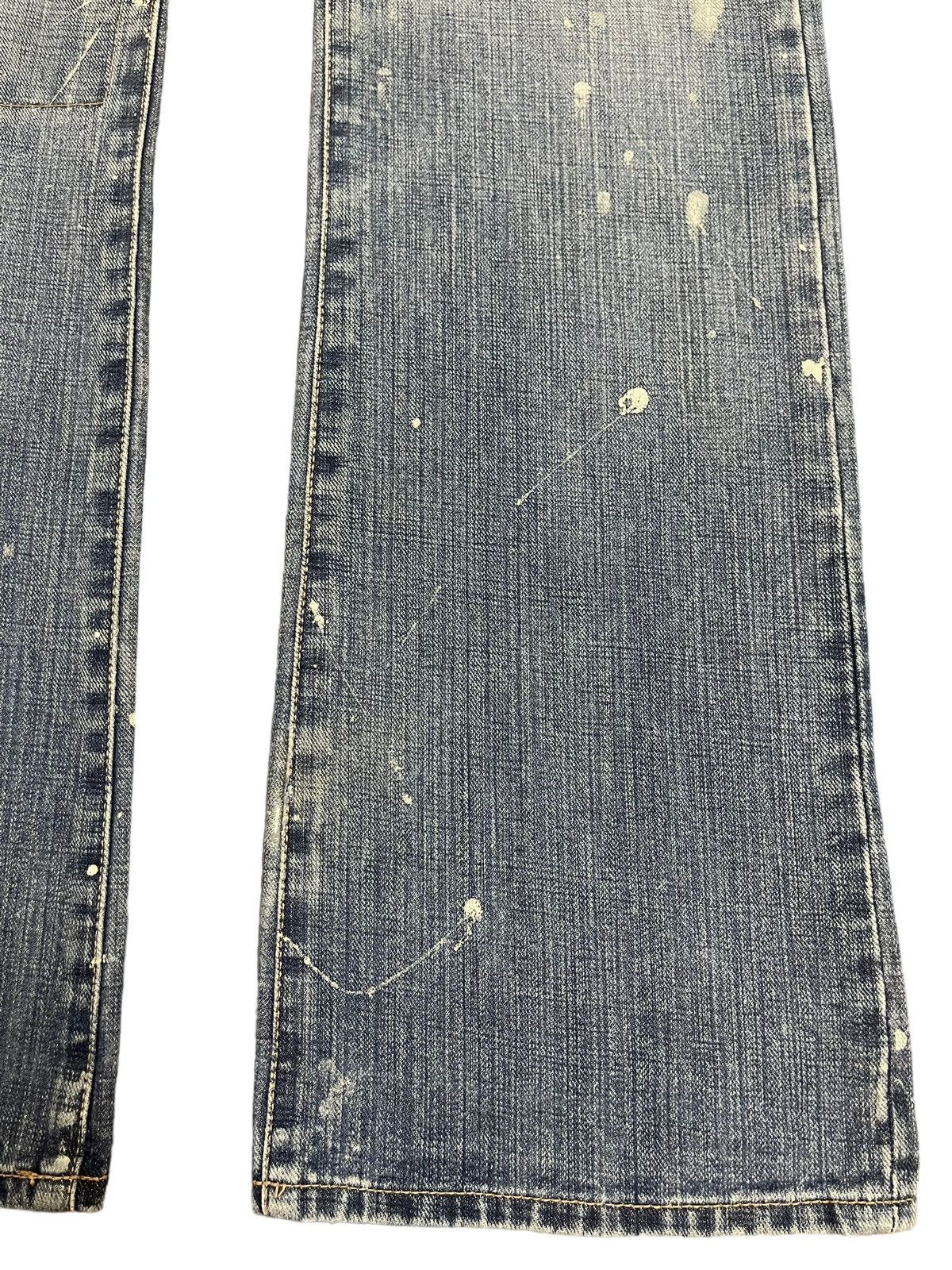 Purple Brand Vintage Japanese Brand Faded Wash Painted Wide Leg Jeans Size US 32 / EU 48 - 7 Thumbnail