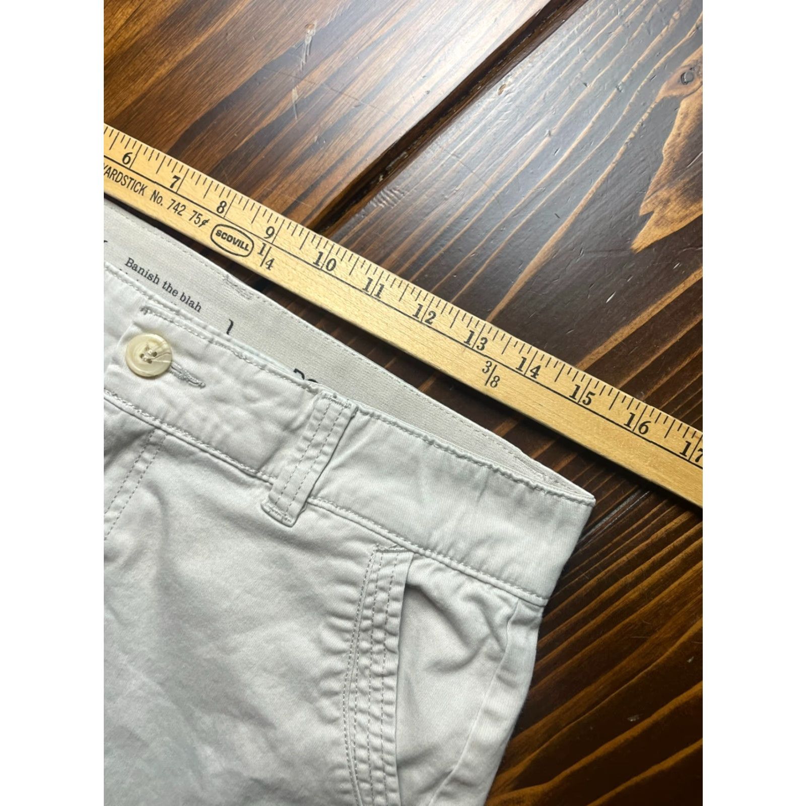 Dockers DOCKERS Pants Women 8 Tall Capri Straight Leg Casual Brown Tan Capris Regular Inseam 17.5" 32" Waist Girls? No. Size 30" / US 8 / IT 44 - 6 Thumbnail