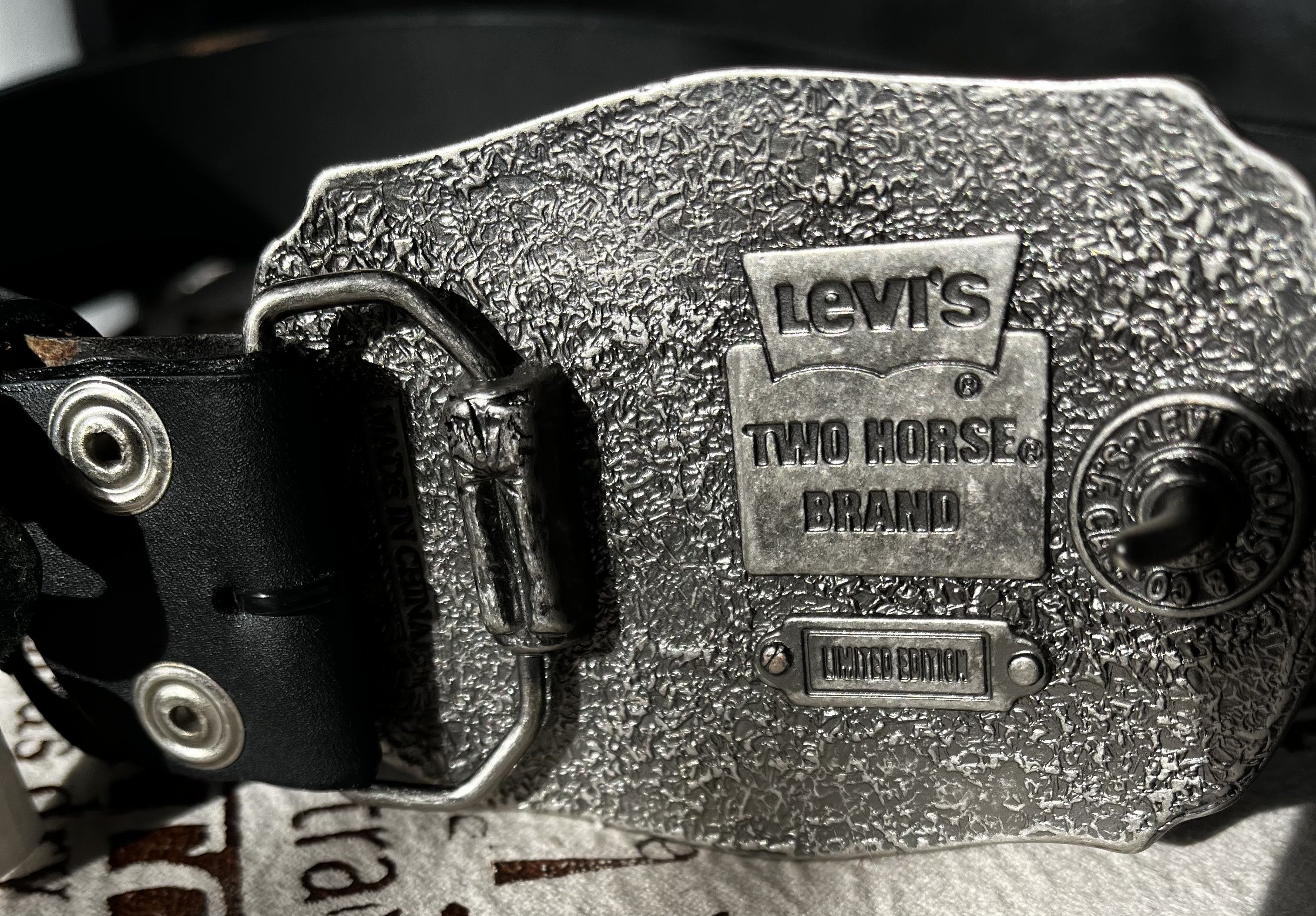 Levi's Levi Strauss & Co. Belt Size 38 - 2 Thumbnail