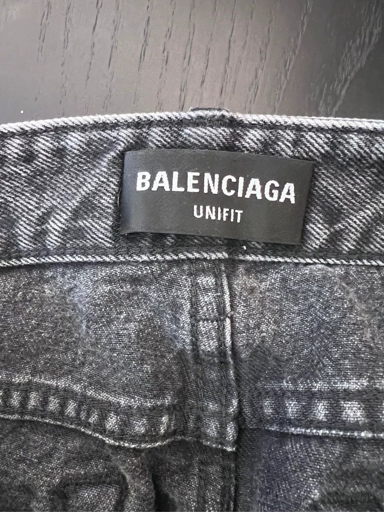 Balenciaga Balenciaga size M Logo Washed Belt Jeans Size US 26 / EU 42 - 4 Thumbnail