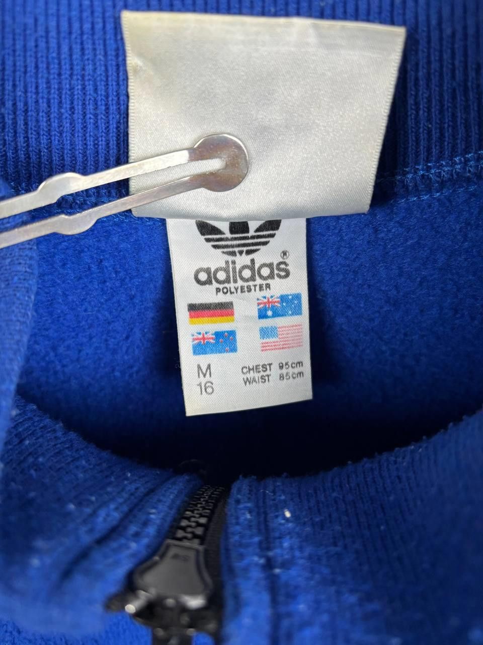 Adidas Adidas 90s Fleece Sweatshirt Size M Blue Vintage Size US M / EU 48-50 / 2 - 5 Thumbnail