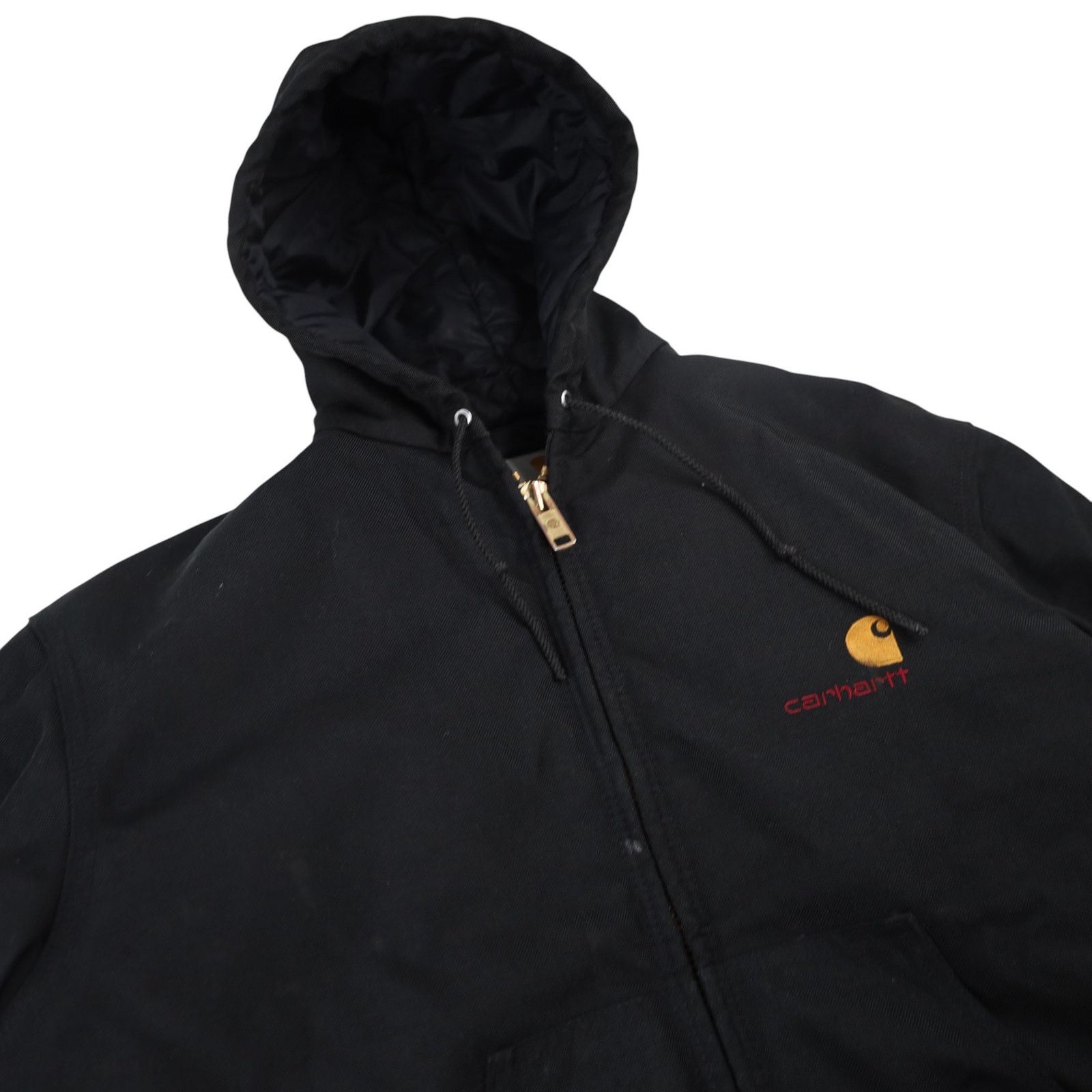 Carhartt × Vintage Vintage Carhartt Spellout Canvas Quilted Work Jacket Size US L / EU 52-54 / 3 - 8 Thumbnail