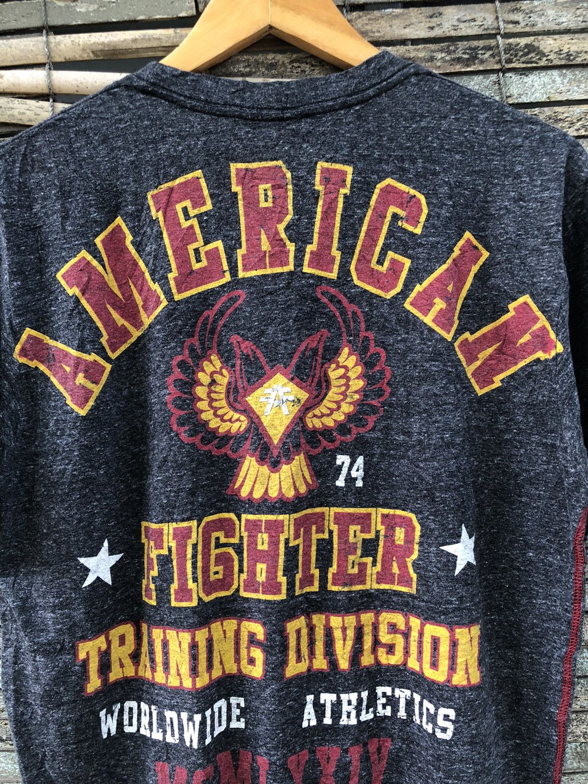 Affliction × Vintage OVP American Fighter By Affliction Tshirt Size US L / EU 52-54 / 3 - 5 Thumbnail