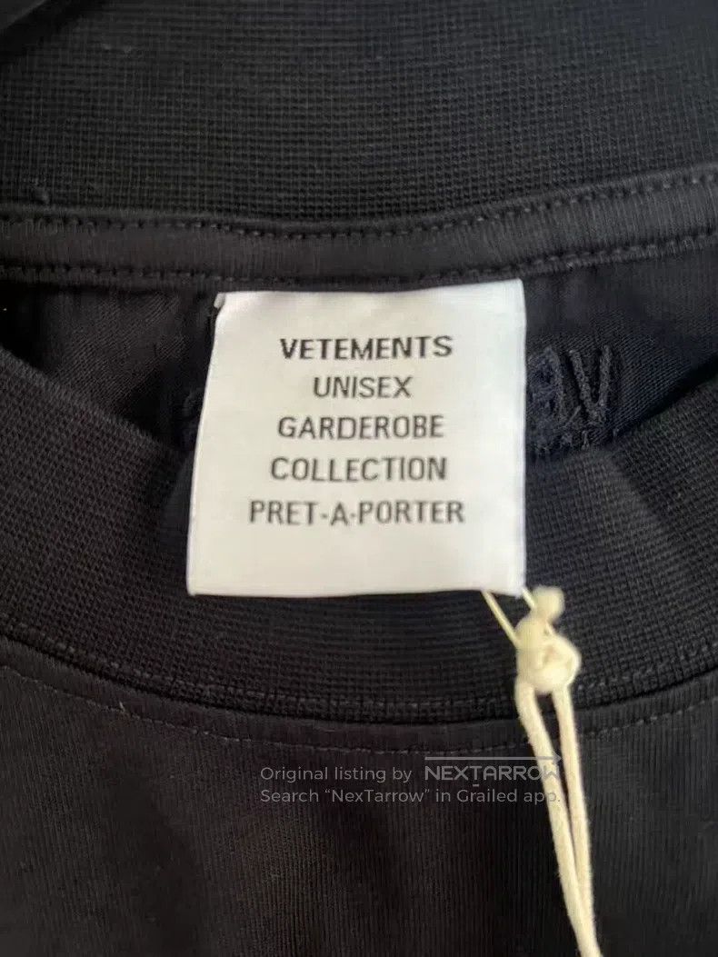 Vetements VETEMENTS Slogan Logo Short Sleeve Size US M / EU 48-50 / 2 - 3 Thumbnail