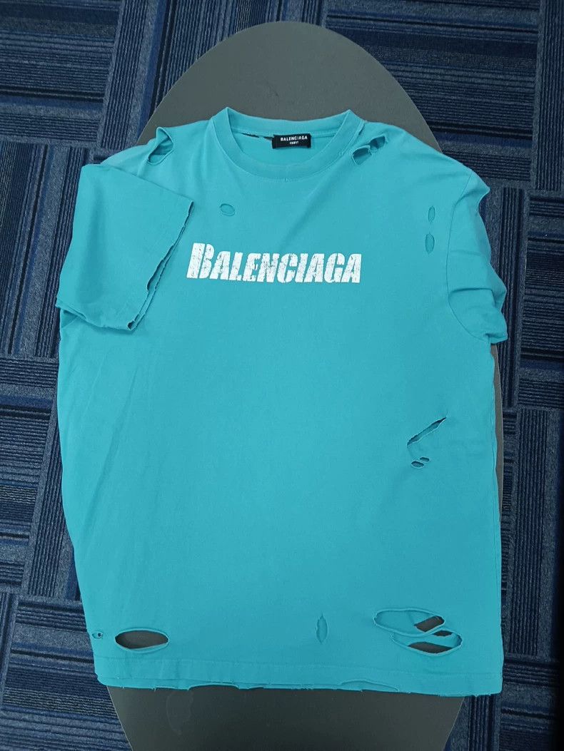 Balenciaga Balenciaga Classic logo printed short sleeve T-shirt with Size US XS / EU 42 / 0 - 1 Thumbnail