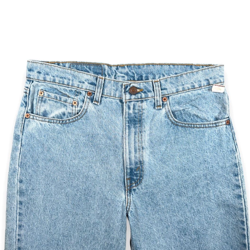 Levi's VINTAGE Levi's 512 Jeans Mens 32x32 Blue Light Wash Denim Deadsock USA 90s Slim Tapered 5-Pocket Mens Waist 32 Inseam 32 Size US 32 / EU 48 - 3 Thumbnail