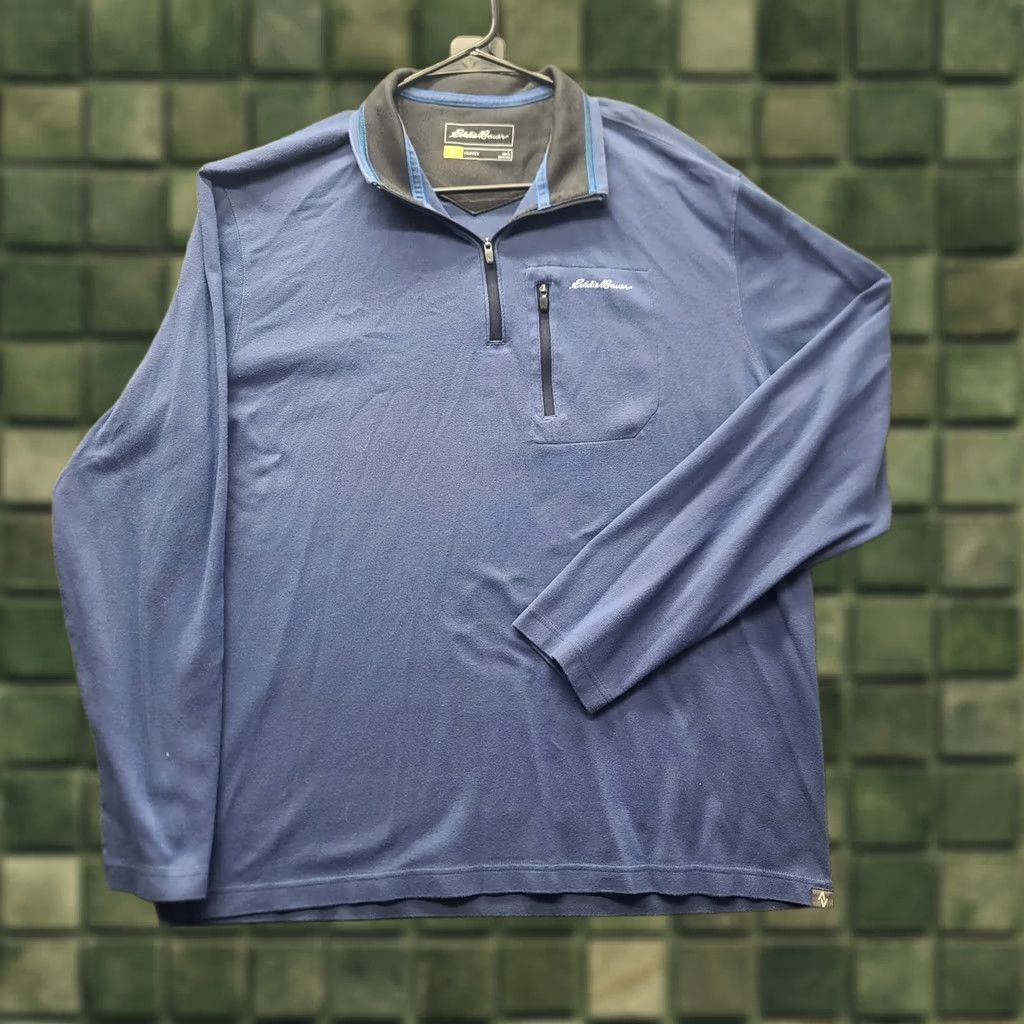 Eddie Bauer VINTAGE Eddie Bauer Travex Pullover Mens L Regular Fit Long Sleeve 1/4 Zip Outdoors Size US L / EU 52-54 / 3 - 1 Thumbnail