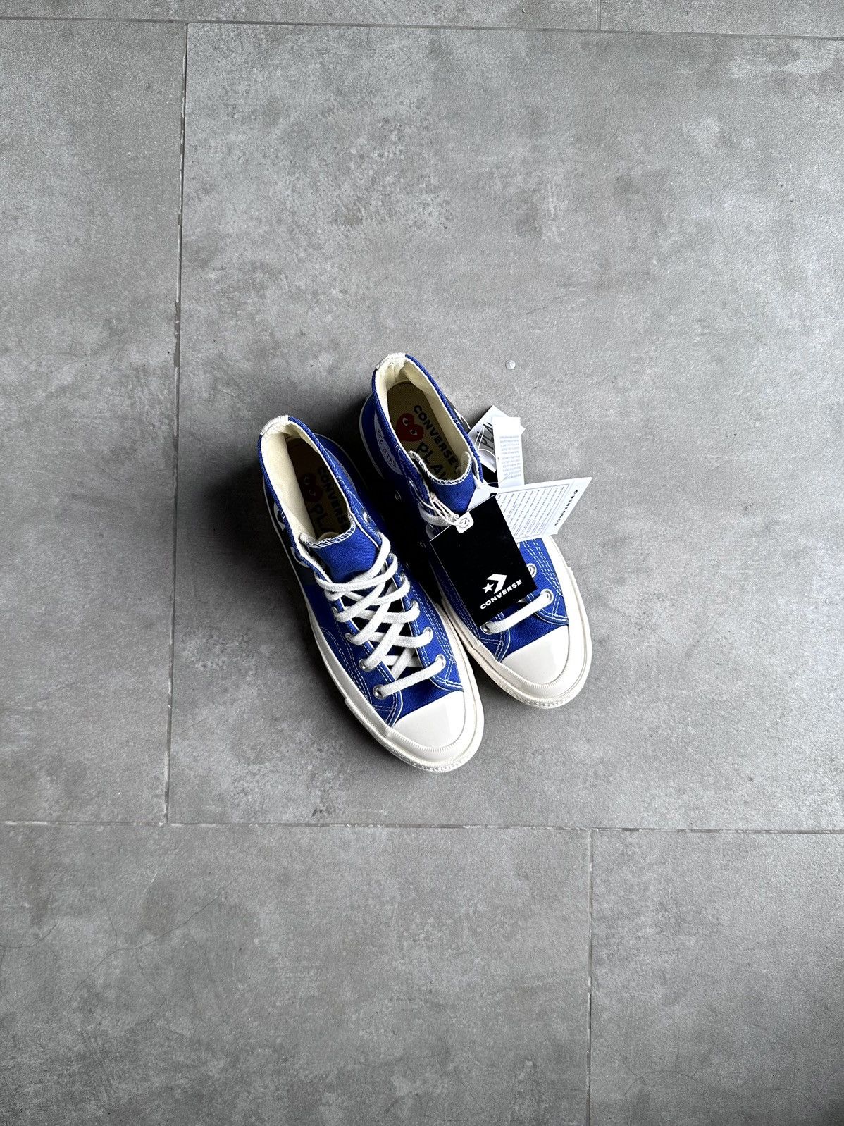 Comme des Garcons PLAY × Converse CDG PLAY x CONVERSE HI CHUCK TAILOR 70 Size US 7 / IT 37 - 8 Thumbnail
