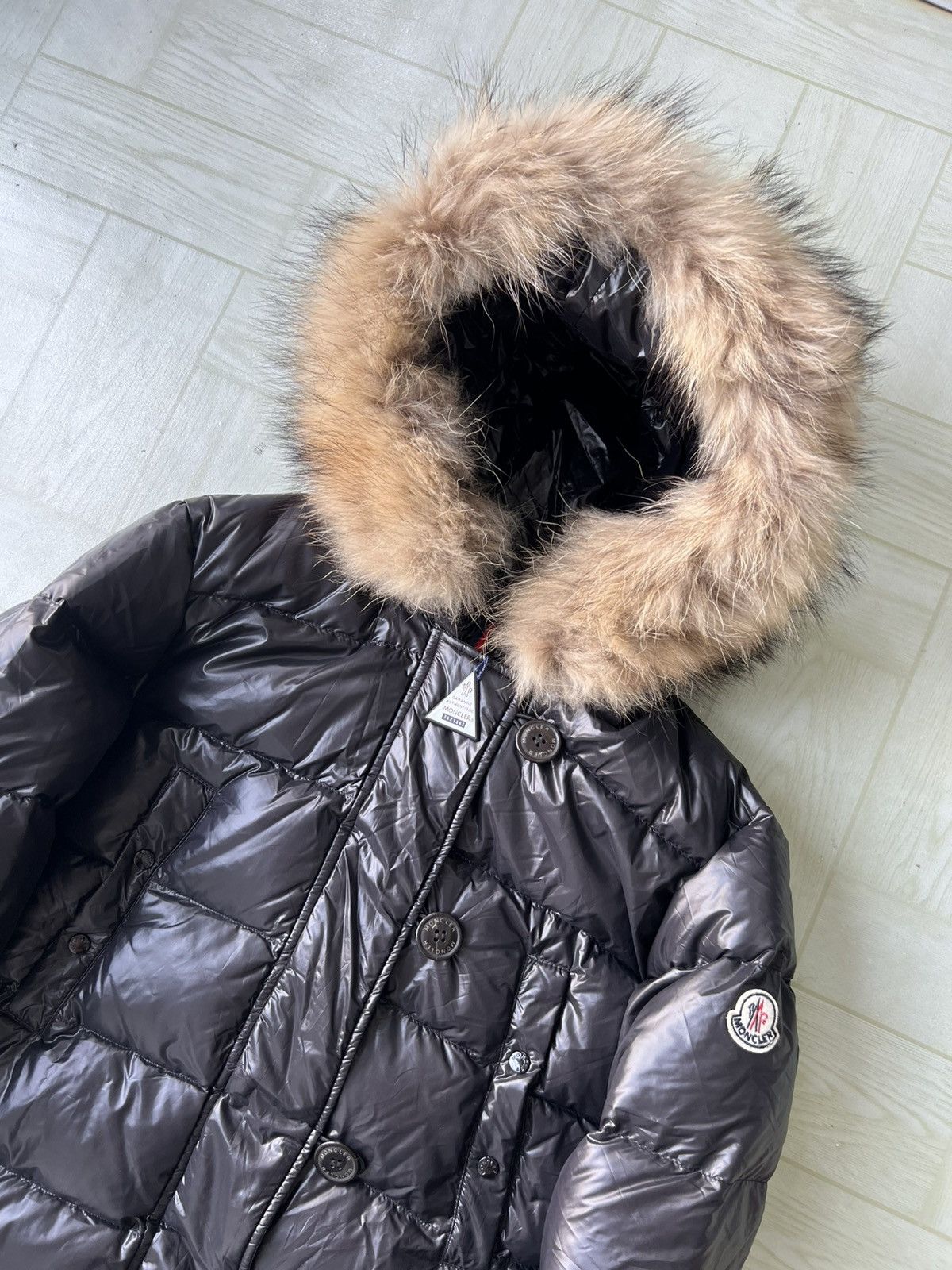 Moncler Moncler Grenoble Lucie Long Down Jacket Fur Hoodie Size S / US 4 / IT 40 - 4 Thumbnail