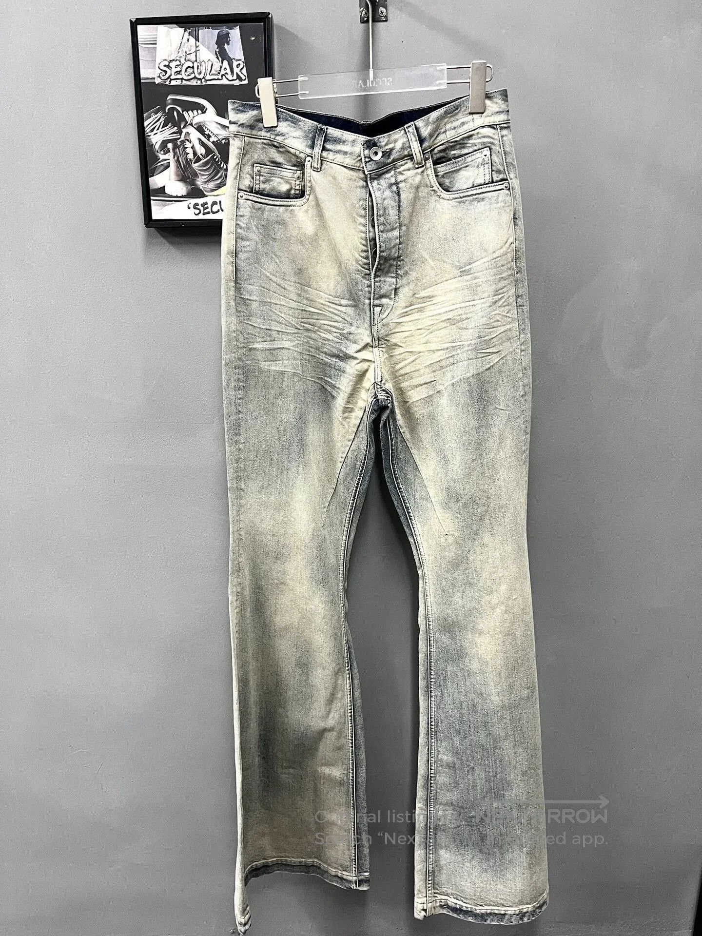 Rick Owens Rick Owens Bolan Bootcut Jeans. Size US 30 / EU 46 - 1 Thumbnail