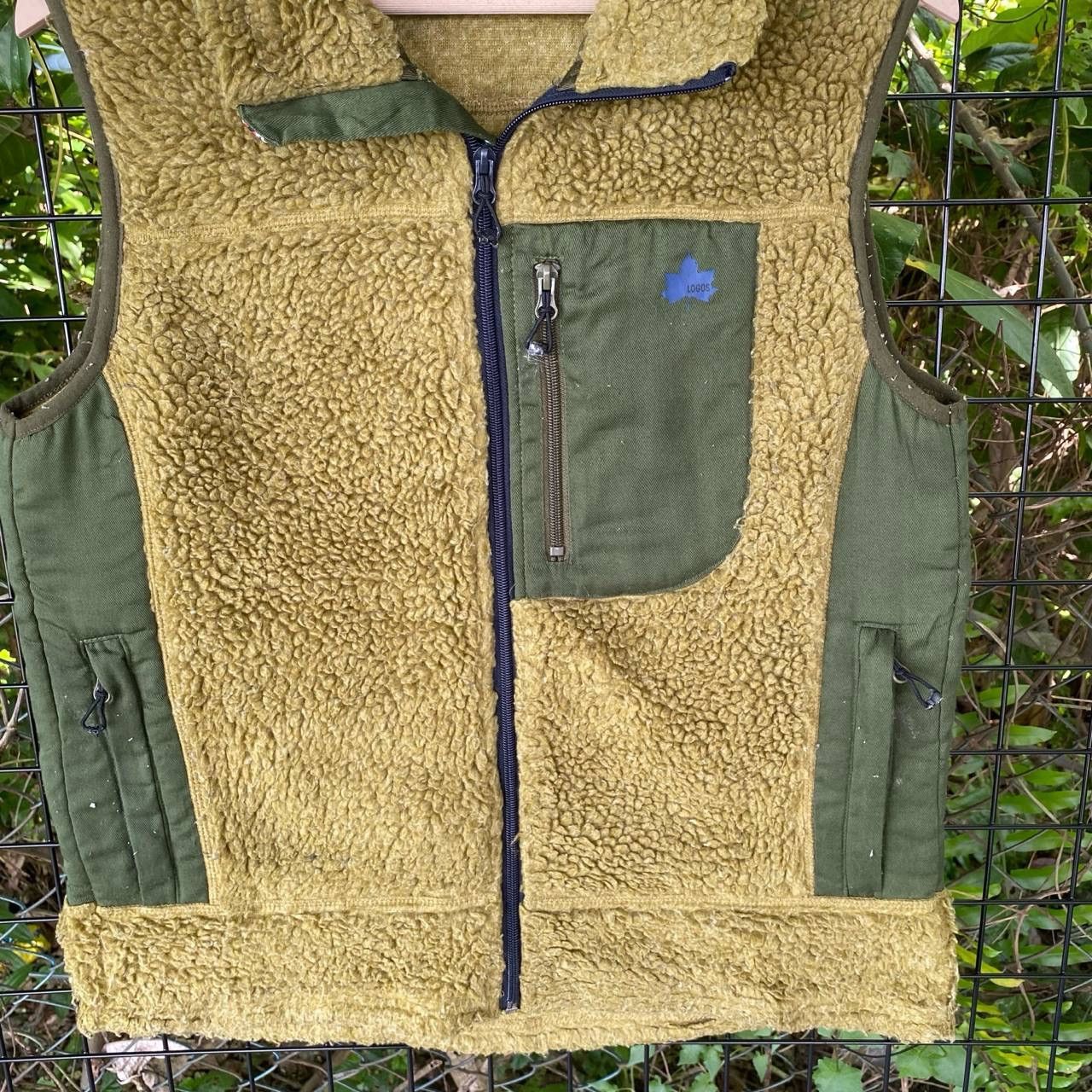 Japanese Brand × Vintage Vintage Logos Fleece Deeppile MultiPlaid Zipper Vest Size US M / EU 48-50 / 2 - 3 Thumbnail