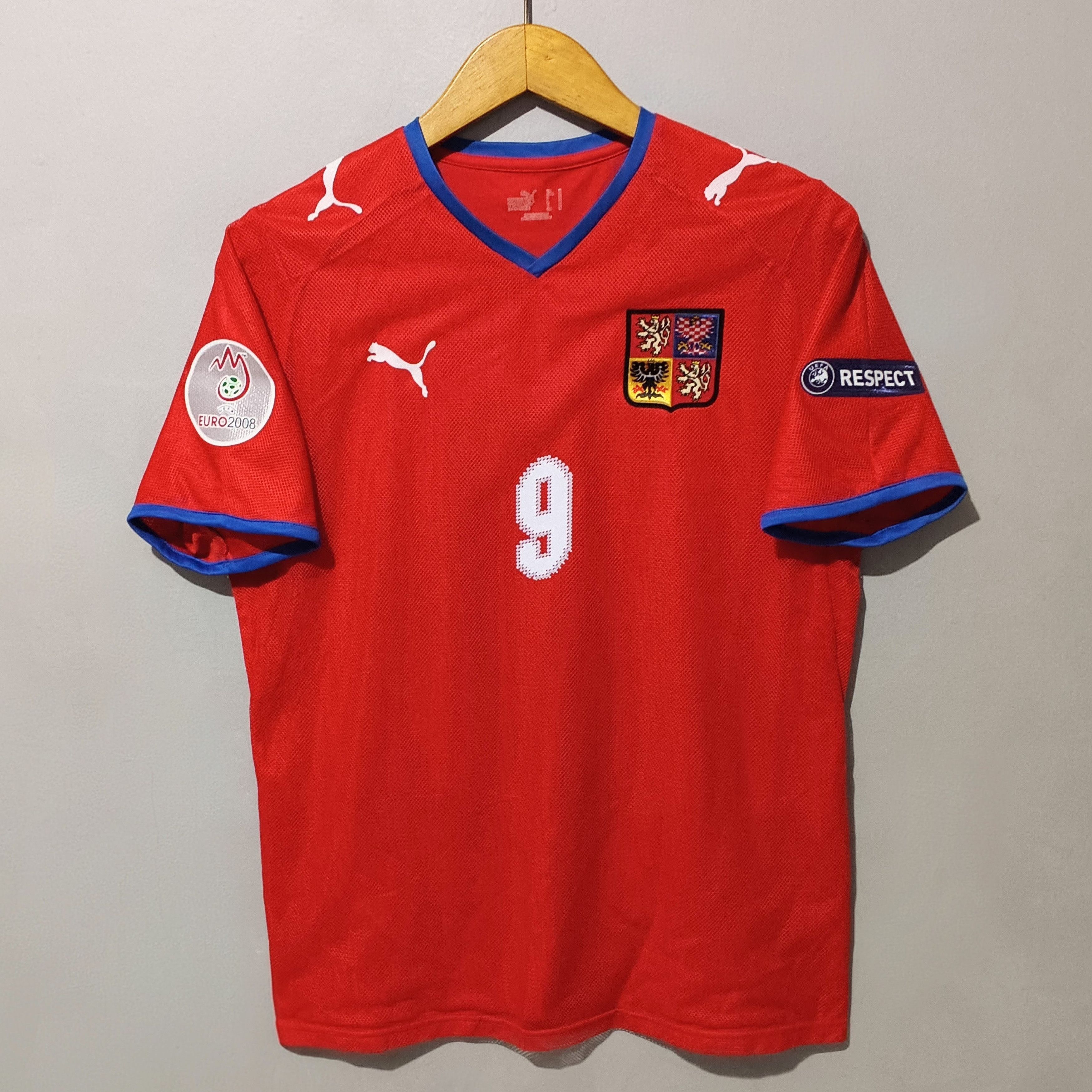 Puma Czech Republic Euro 2008 Home Jersey Jan Koller Size US M / EU 48-50 / 2 - 1 Thumbnail