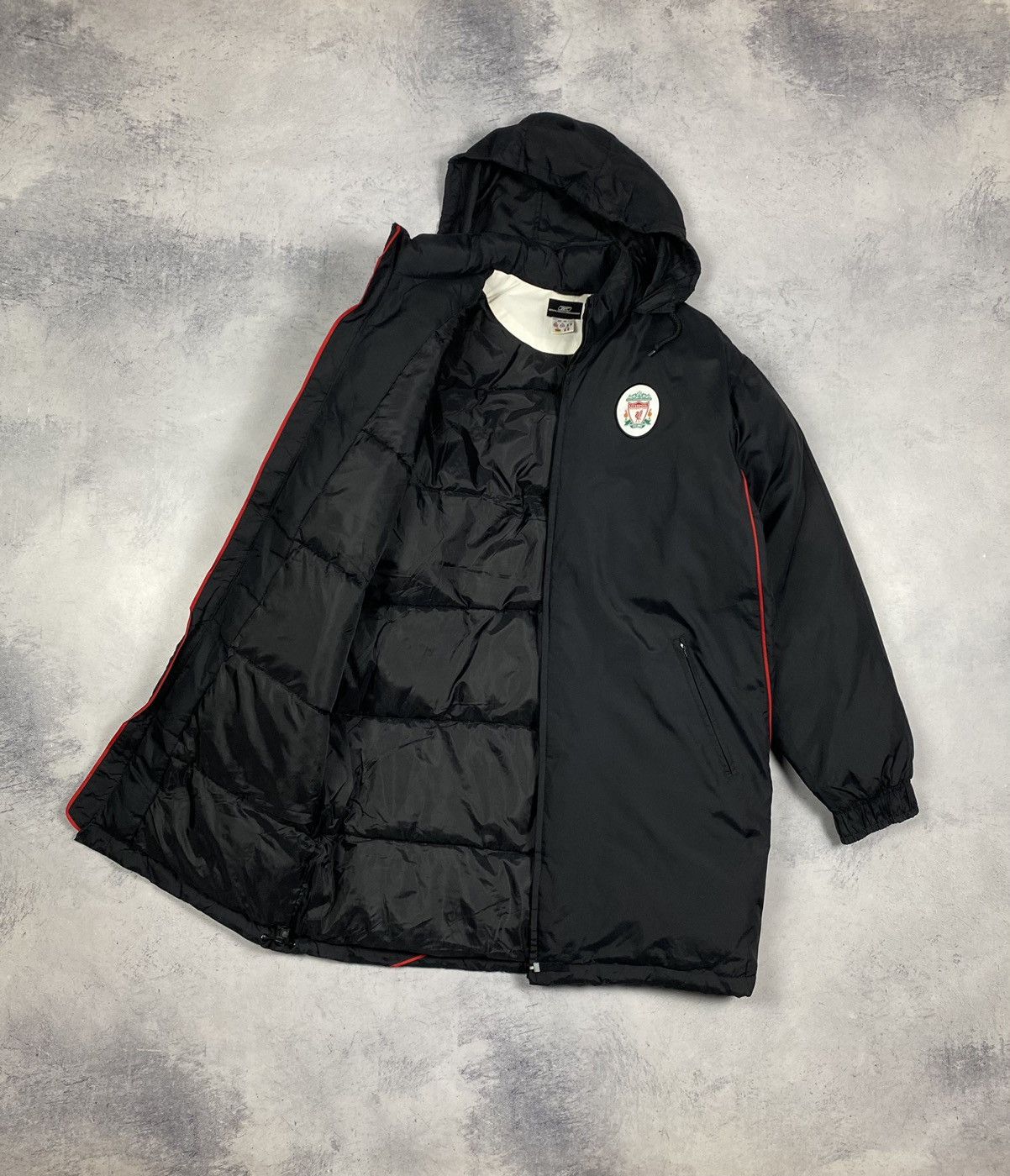 Reebok Vintage 90s Reebok Liverpool Bench Football Coat Jacket Size US XS / EU 42 / 0 - 10 Thumbnail
