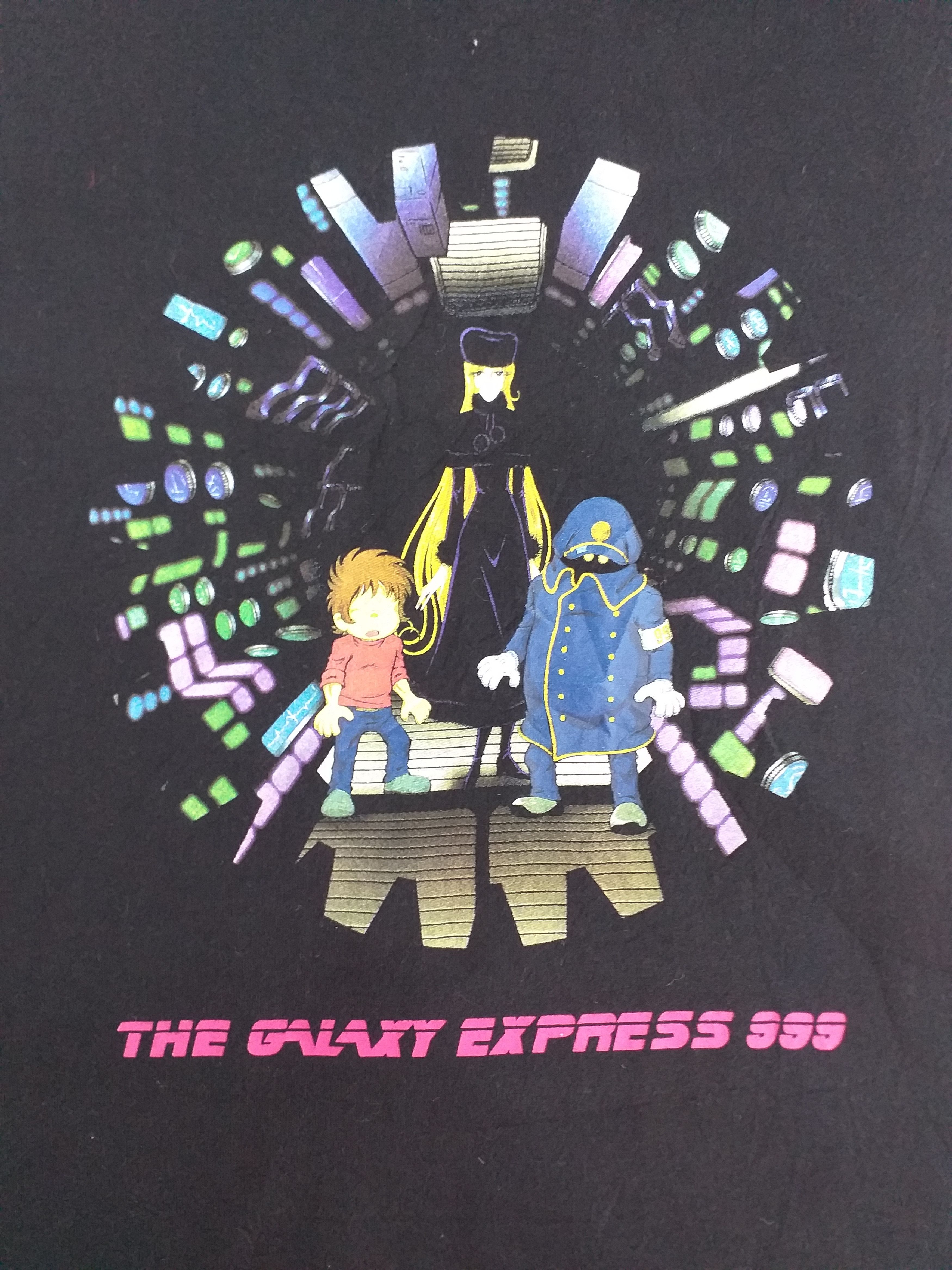 Anime Japanese Anime THE GALAXY EXPRESS 999 Uniqlo T Shirt A008 Size US L / EU 52-54 / 3 - 3 Thumbnail