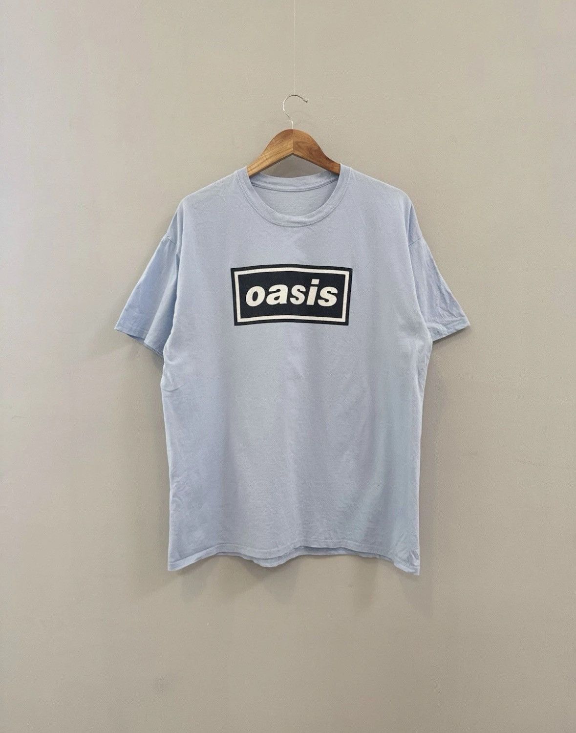 Band Tees Vintage 90s Oasis Britpop Blue Tee Size US XL / EU 56 / 4 - 3 Thumbnail