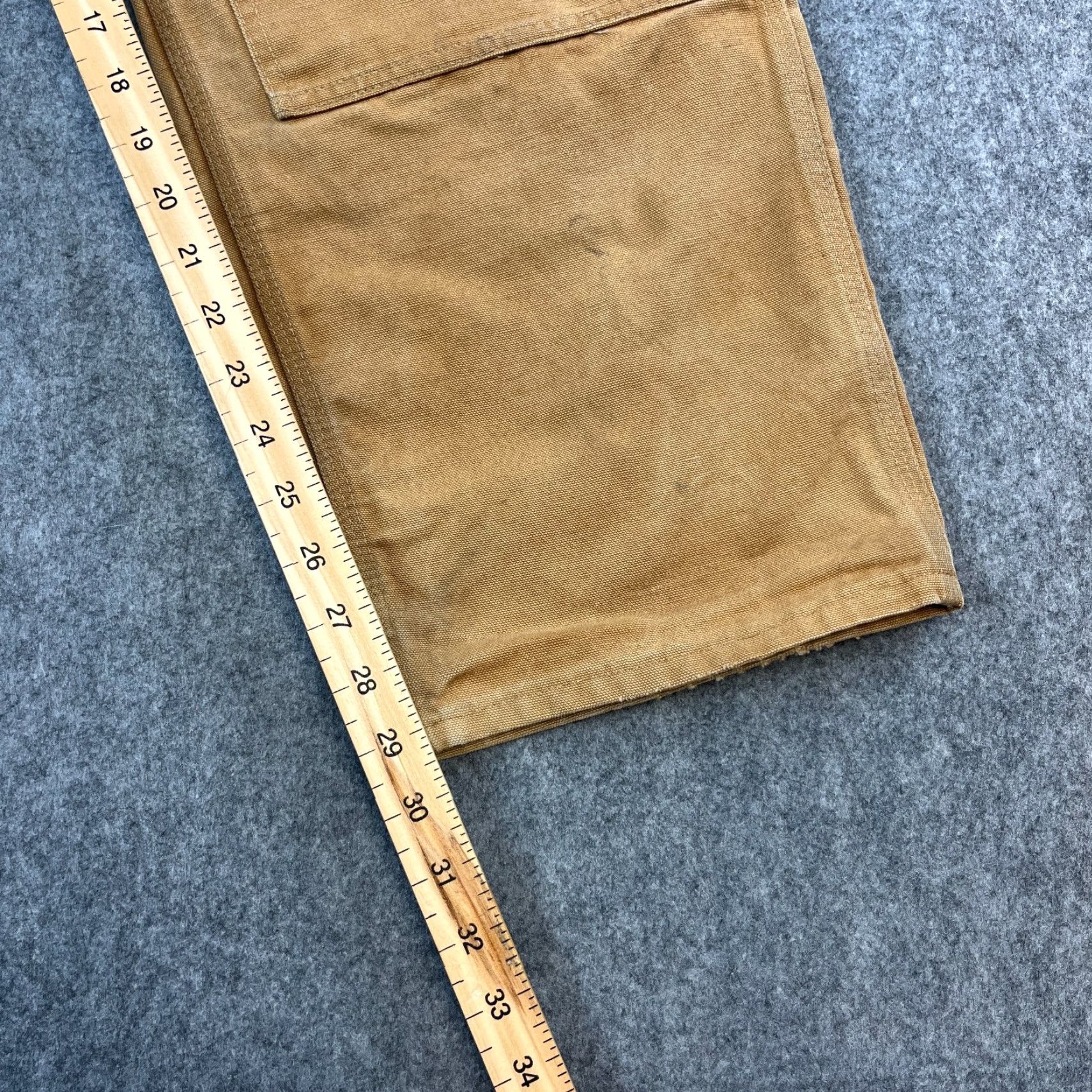 Carhartt Vintage Carhartt Mens Jeans Relaxed Baggy Carpenter 34 32 Double Knee Canvas USA Jeans Mens 34 Size US 34 / EU 50 - 4 Thumbnail