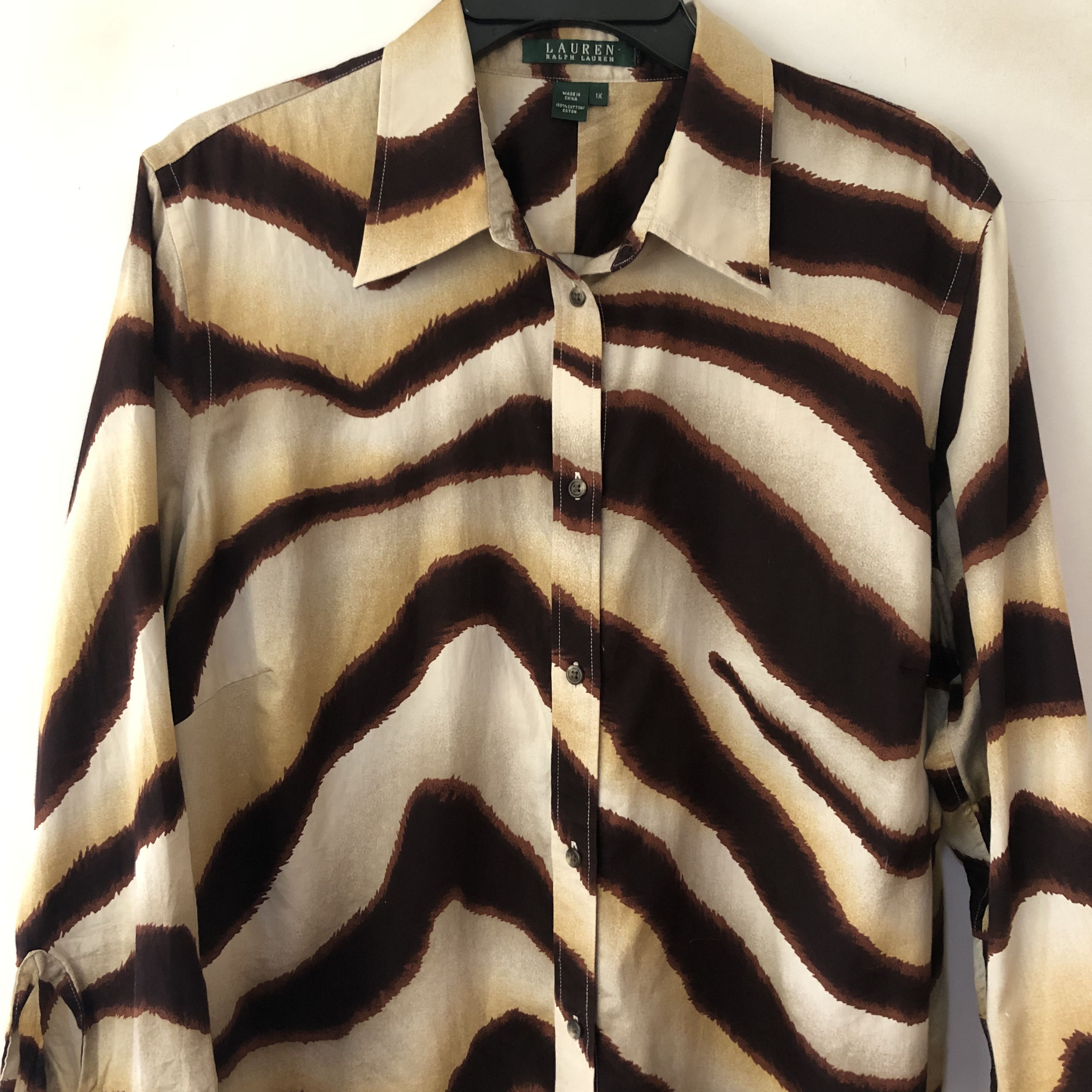 Lauren Ralph Lauren Lauren Ralph Lauren Women's Shirt 3/4 Sleeve Size 1X Size XXL / US 16-18 / IT 52-54 - 8 Thumbnail