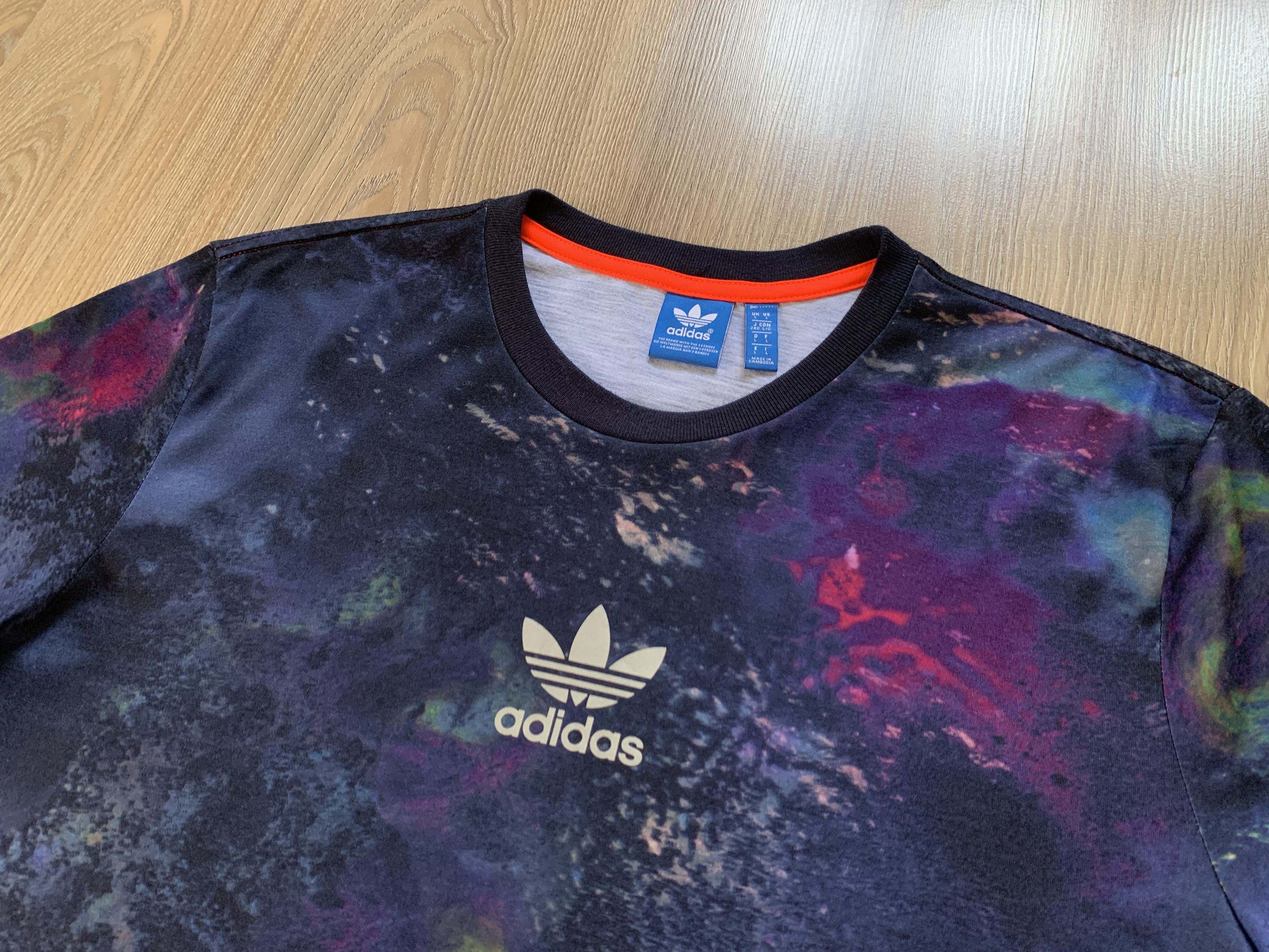 Adidas Adidas Originals Centr Logo Multicolour T-Shirt Size US L / EU 52-54 / 3 - 5 Thumbnail