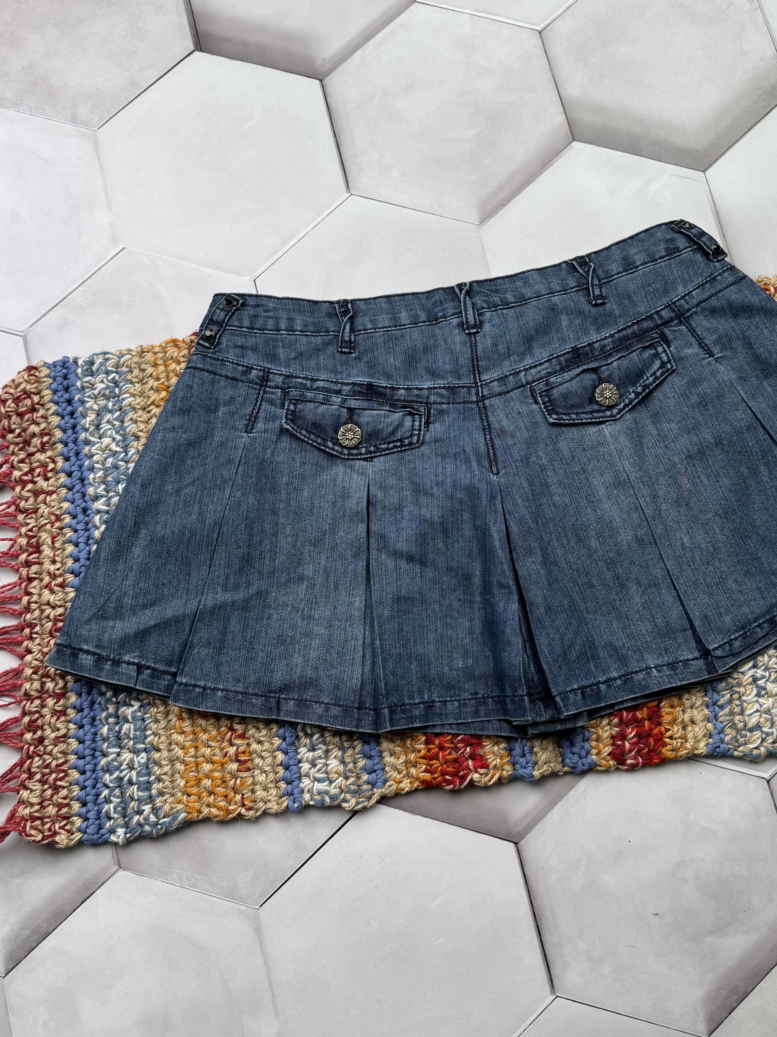 Vintage Vintage Flare Mini Skirt Size 32" / US 10 / IT 46 - 8 Thumbnail