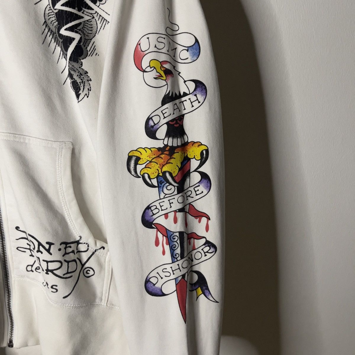 Christian Audigier × Ed Hardy Crazy Logo Ed Hardy by Christian audigier Zipper Hoodie Size US S / EU 44-46 / 1 - 4 Thumbnail
