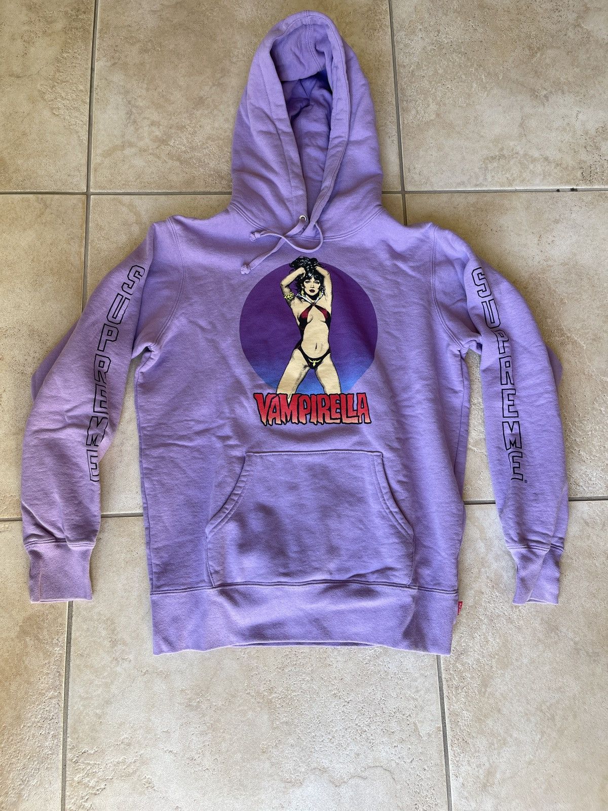 Supreme Vampirella Hooded Sweatshirt Cotton crossgrain fleece Purple Size US S / EU 44-46 / 1 - 2 Thumbnail