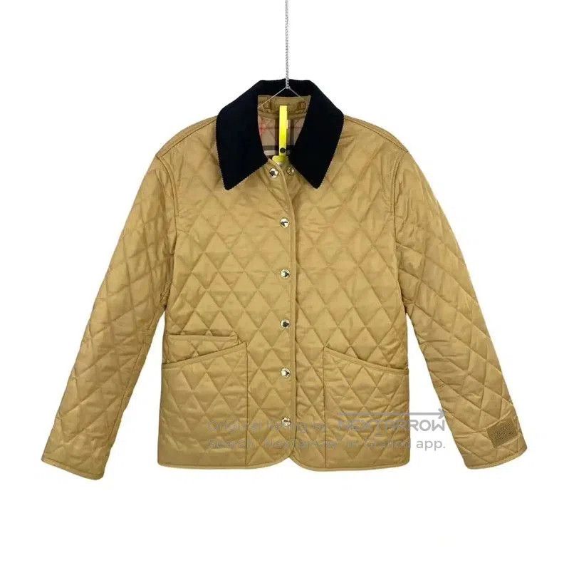 Burberry Burberry Quilted Jacket in Ginger Yellow. Size XS / US 0-2 / IT 36-38 - 1 Thumbnail