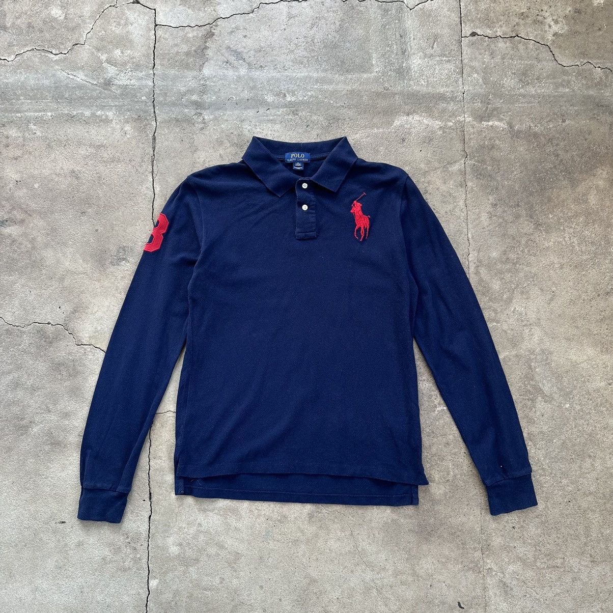Polo Ralph Lauren Vintage Polo Ralph Lauren Rugby Long Sleeve Y2K Hype Size US S / EU 44-46 / 1 - 1 Thumbnail