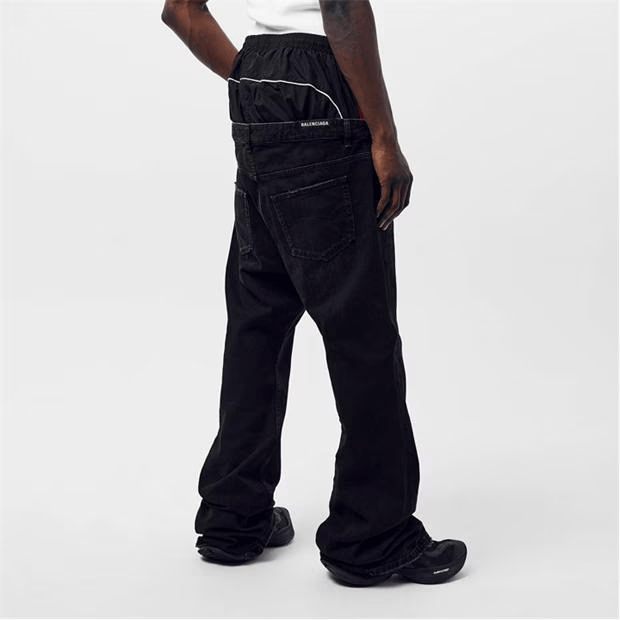Balenciaga Layered Jeans Size US 31 - 4 Thumbnail