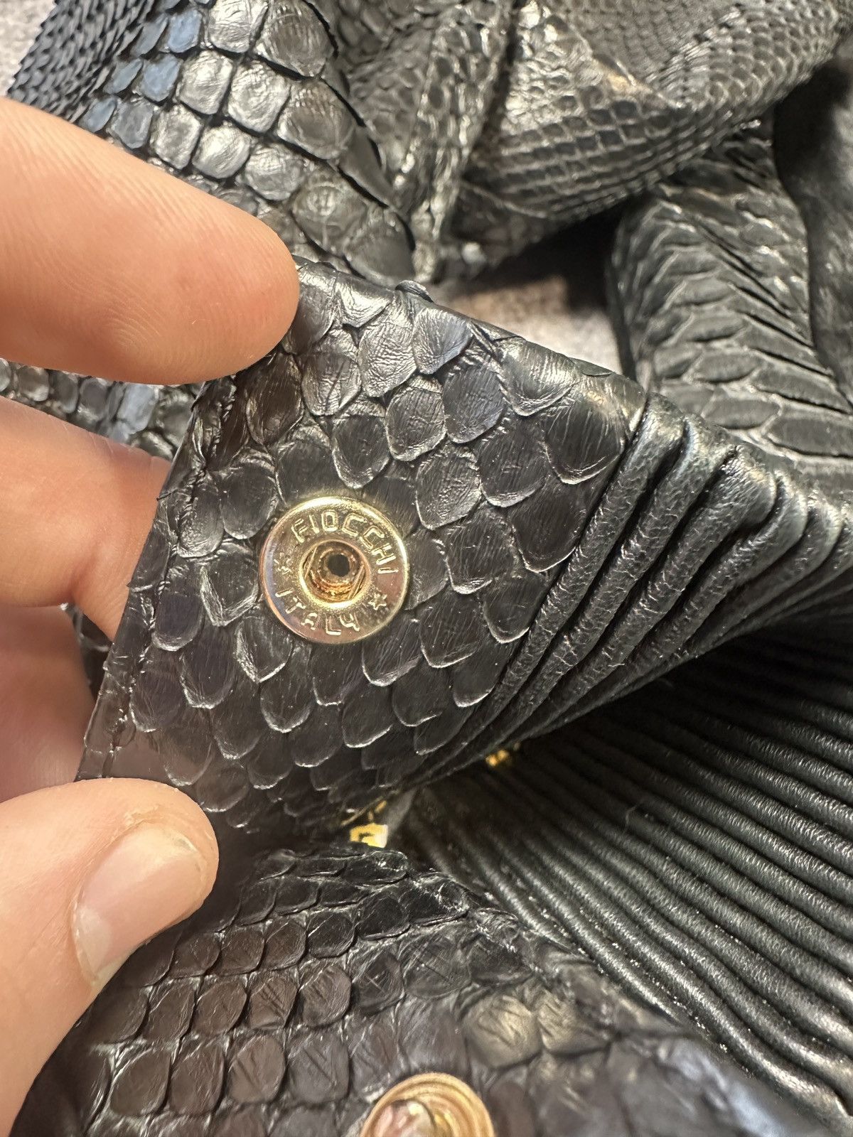 Zilli Vintage Zilli Real Python Leather Luxury Style Bomber 50 US Size US M / EU 48-50 / 2 - 6 Thumbnail