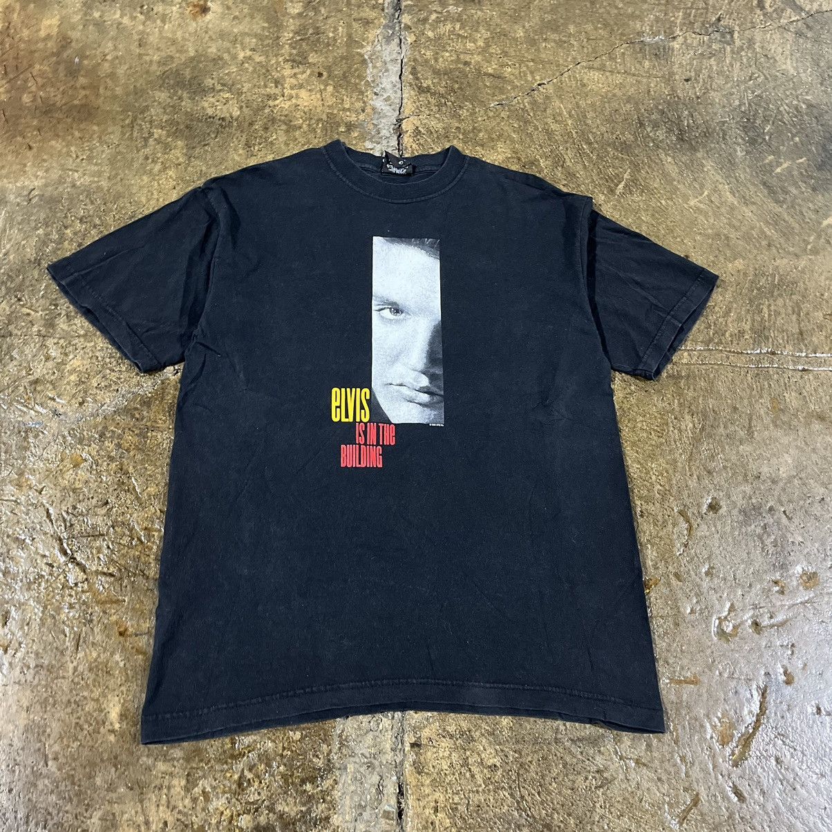 Band Tees × Vintage Vintage 90s Elvis Presley Rock & Roll Hall Of Fame Music Tee Size US M / EU 48-50 / 2 - 3 Thumbnail