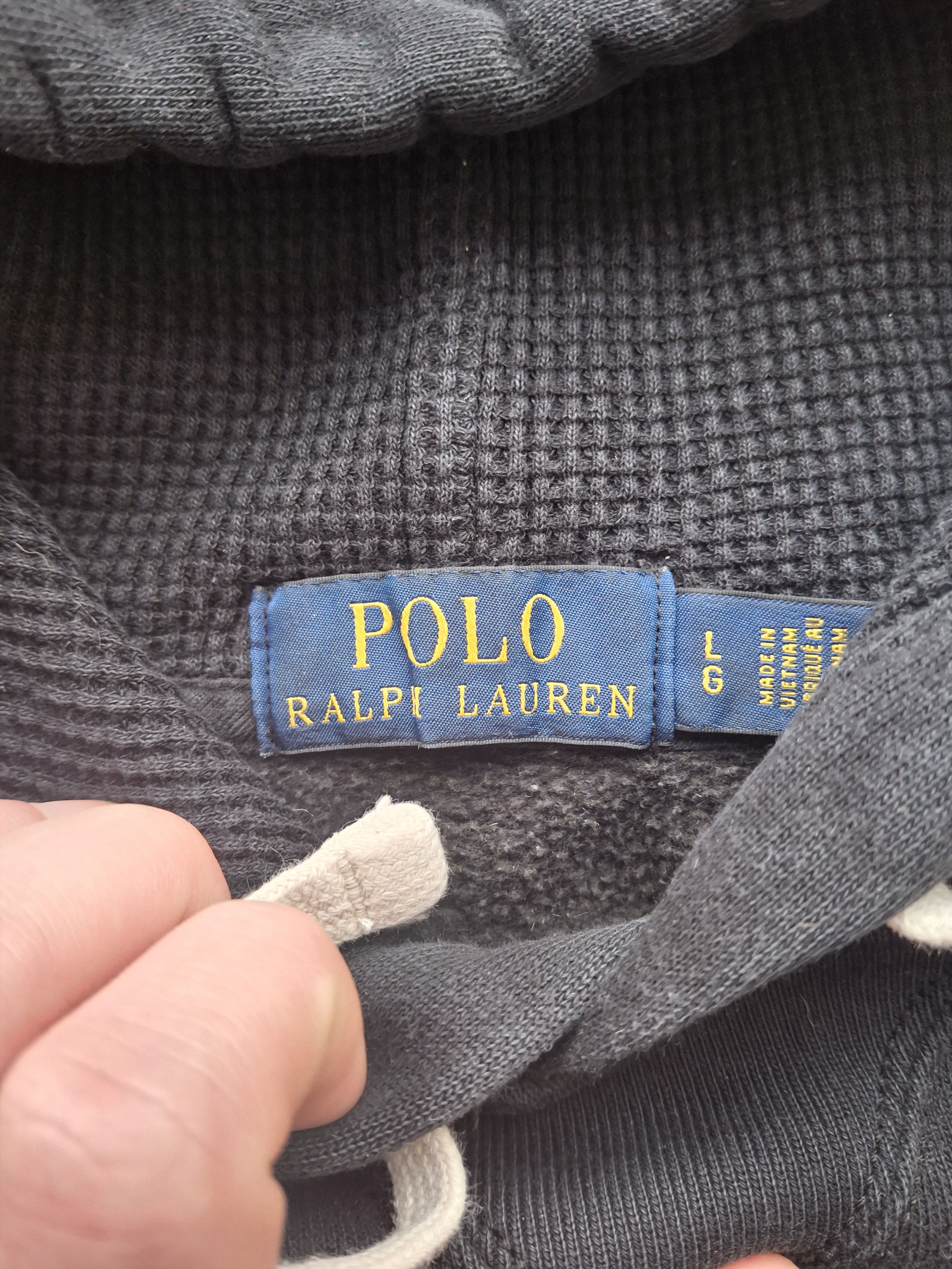 Polo Ralph Lauren × Ralph Lauren Black hoodie PRL polo ralph lauren boxy Old money Size US L / EU 52-54 / 3 - 3 Thumbnail