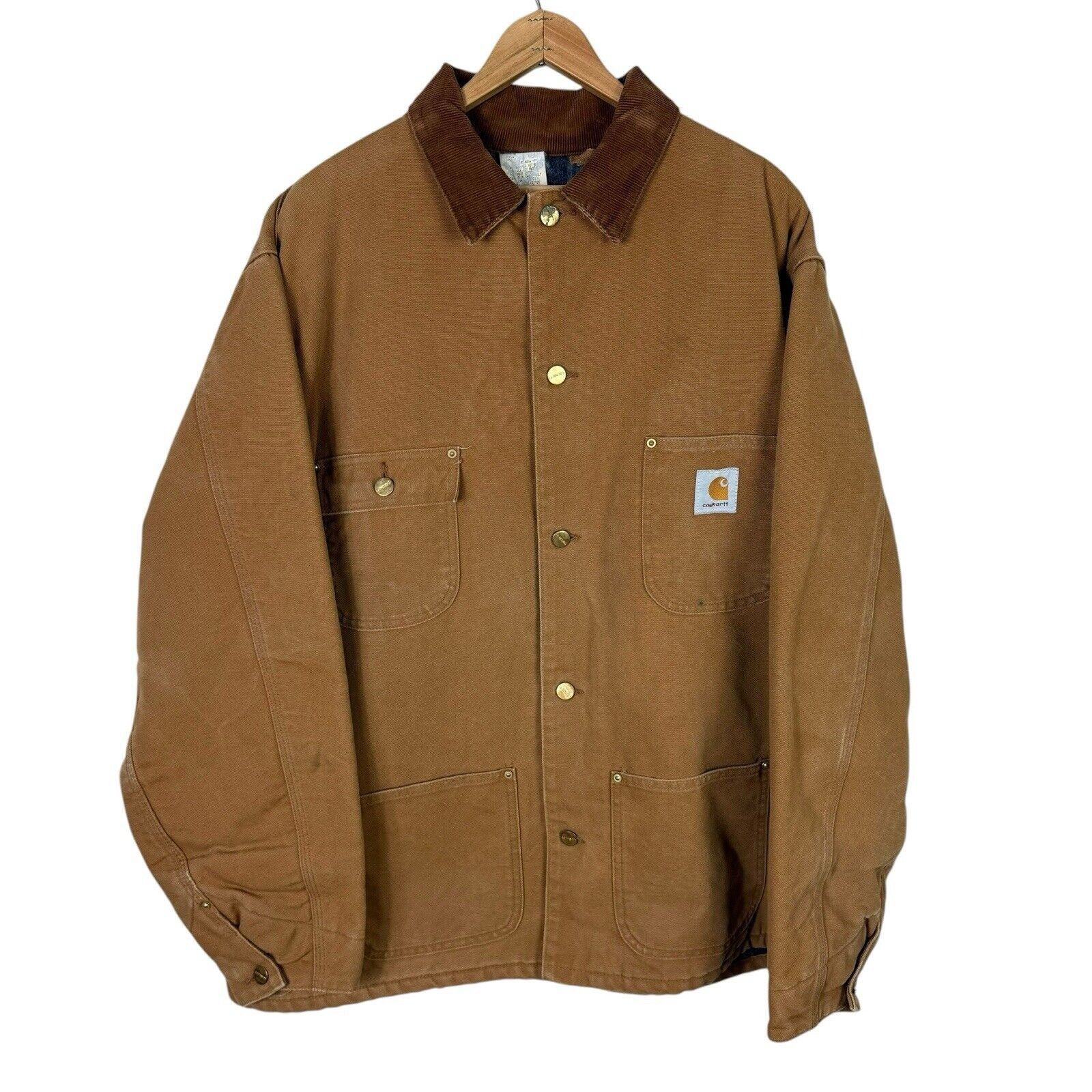 Carhartt Vintage Carhartt Blanket Lined Chore Duck Jacket C01 XLTall Size US XL / EU 56 / 4 - 1 Thumbnail