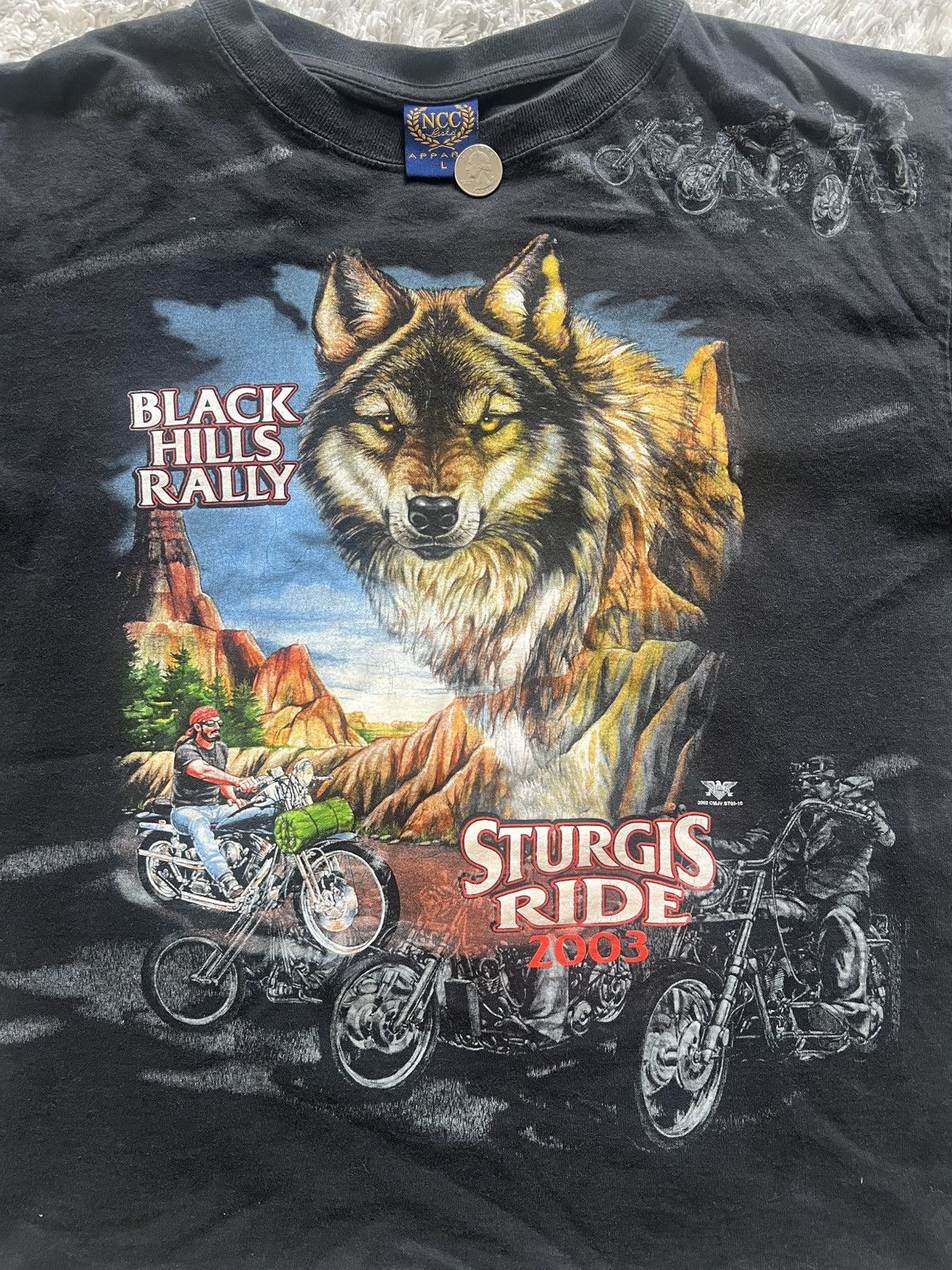 Vintage Vintage 2000s Sturgis Bike Rally AOP Size US L / EU 52-54 / 3 - 3 Thumbnail