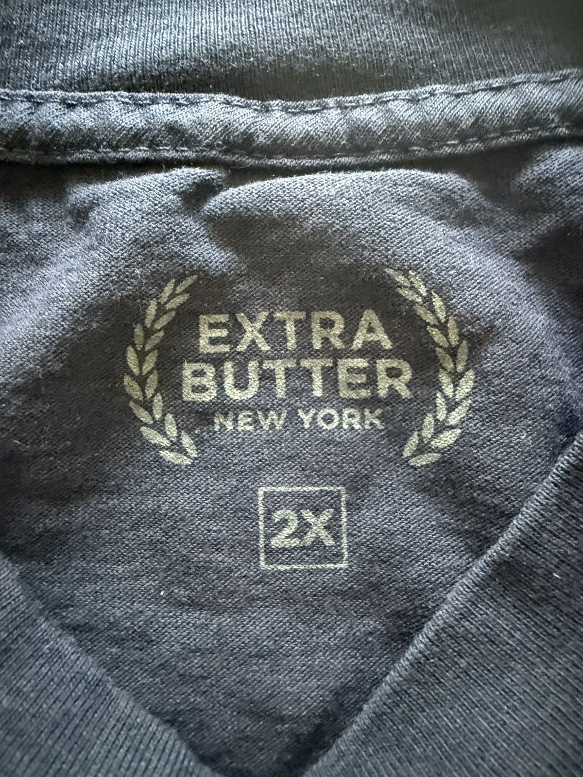 Extra Butter Extra Butter New York City Logo T-Shirt Size 2XL Navy Size US XXL / EU 58 / 5 - 3 Thumbnail