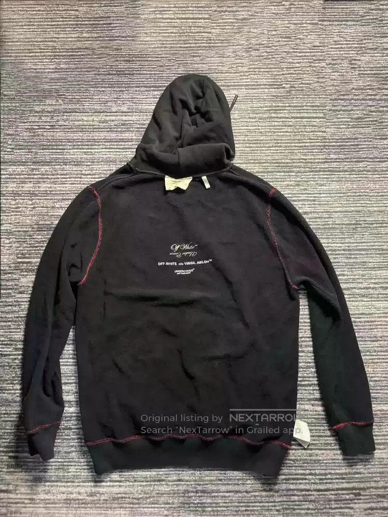 Undercover OFF-WHITE x Undercover two-sided skeleton hoodie. Size US L / EU 52-54 / 3 - 4 Thumbnail