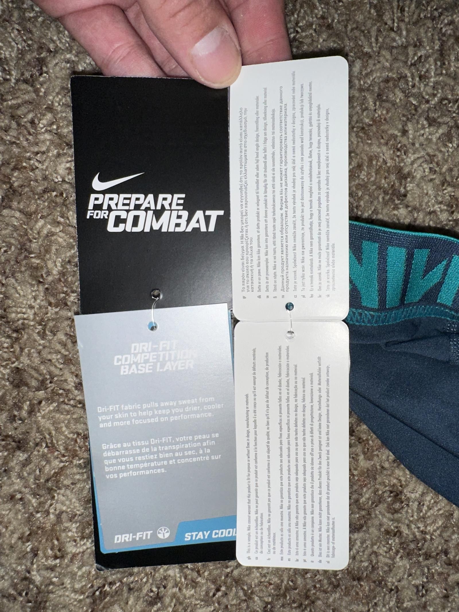 Nike RARE Nike Big Kids (Boy’s) Pro Combat Core Compression Shorts Sample MADE IN USA Size US 26 / EU 42 - 9 Thumbnail