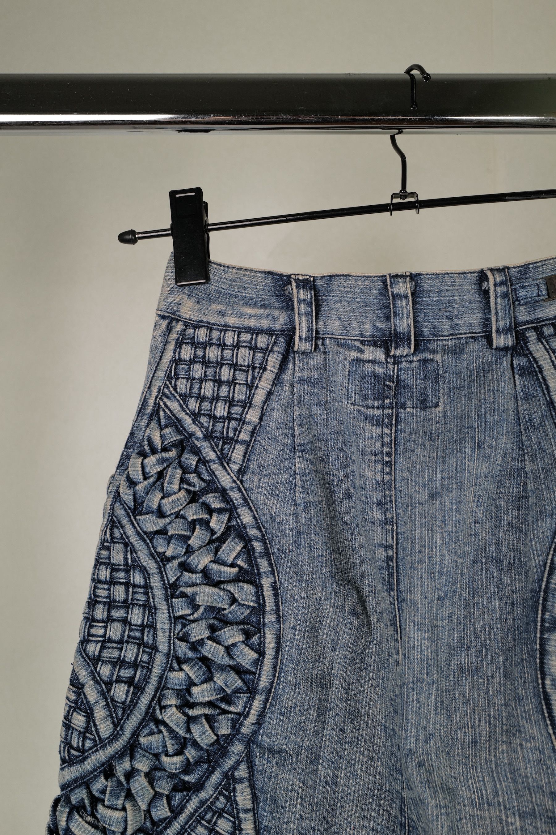KTZ KTZ PLEATED DENIM SKIRT XS Size 27" / US 4 / IT 40 - 16 Thumbnail