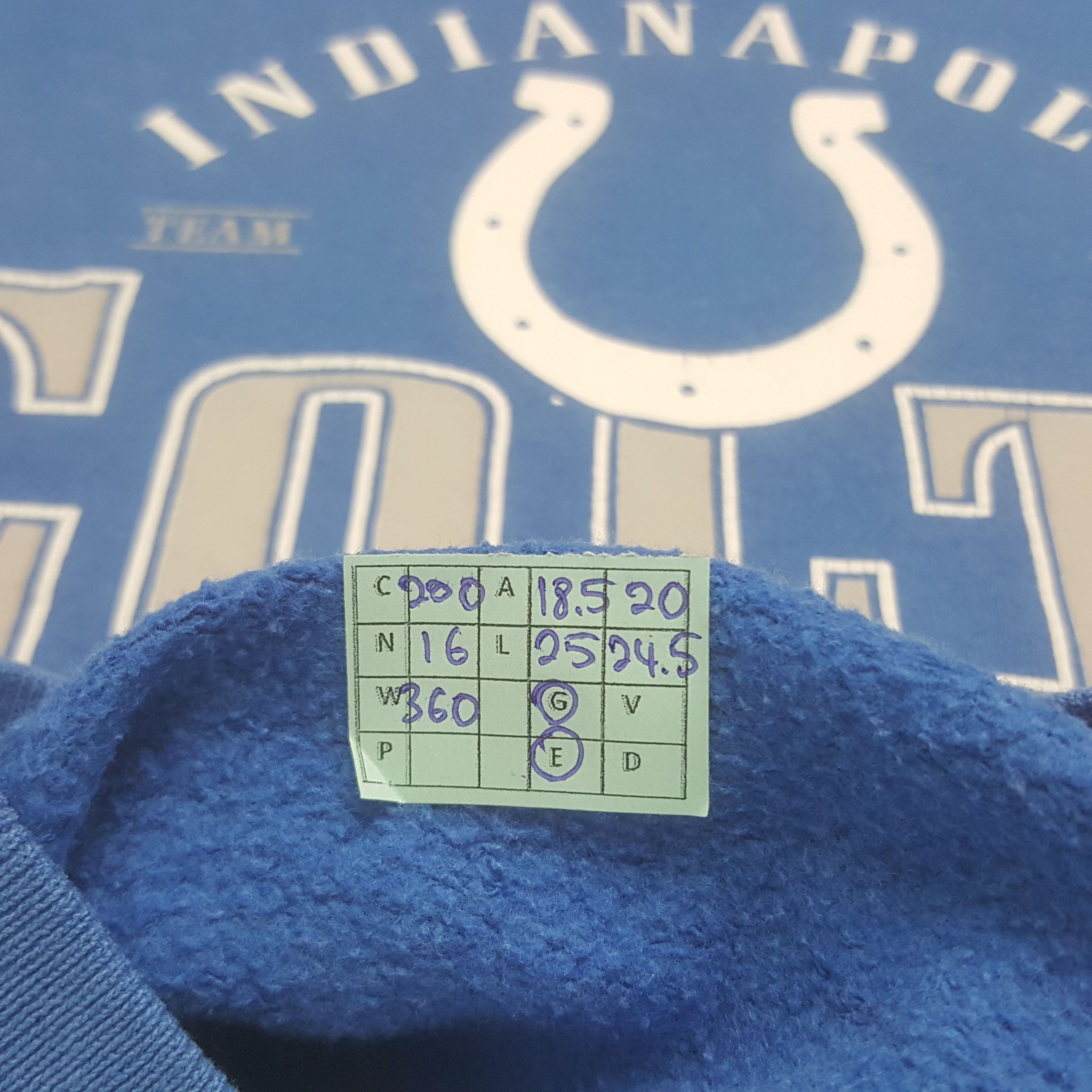 Lee × Vintage Vintage Indianapolis COLTS Football League Sweatshirt Size US XS / EU 42 / 0 - 7 Thumbnail