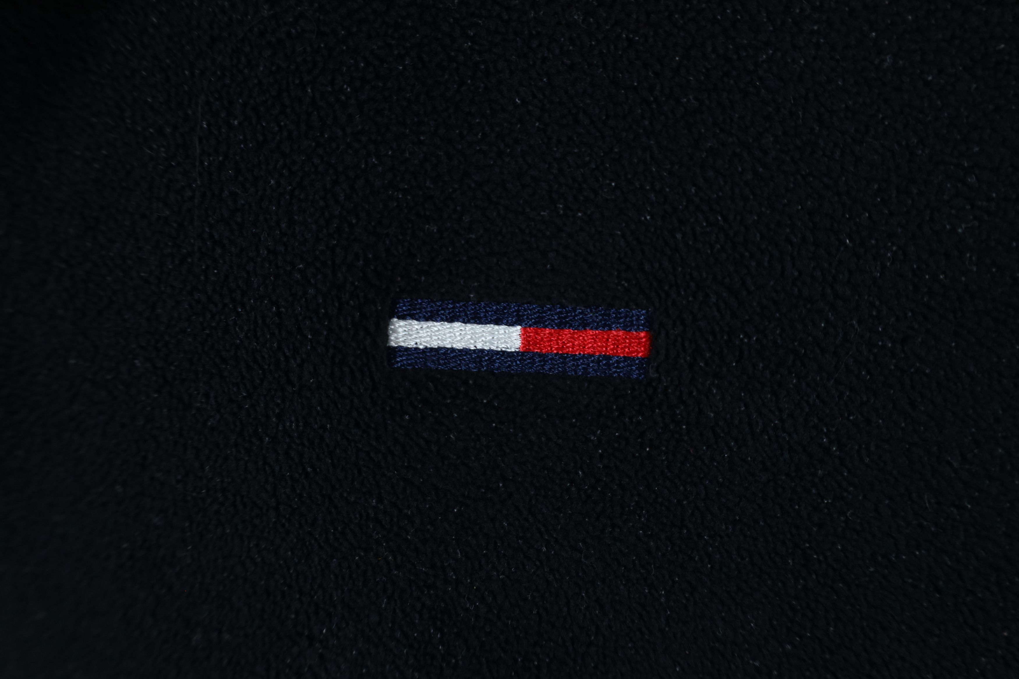 Tommy Hilfiger × Vintage Vintage 90s Tommy Hilfiger Half Zip Fleece Pullover Sweater Size US L / EU 52-54 / 3 - 4 Thumbnail